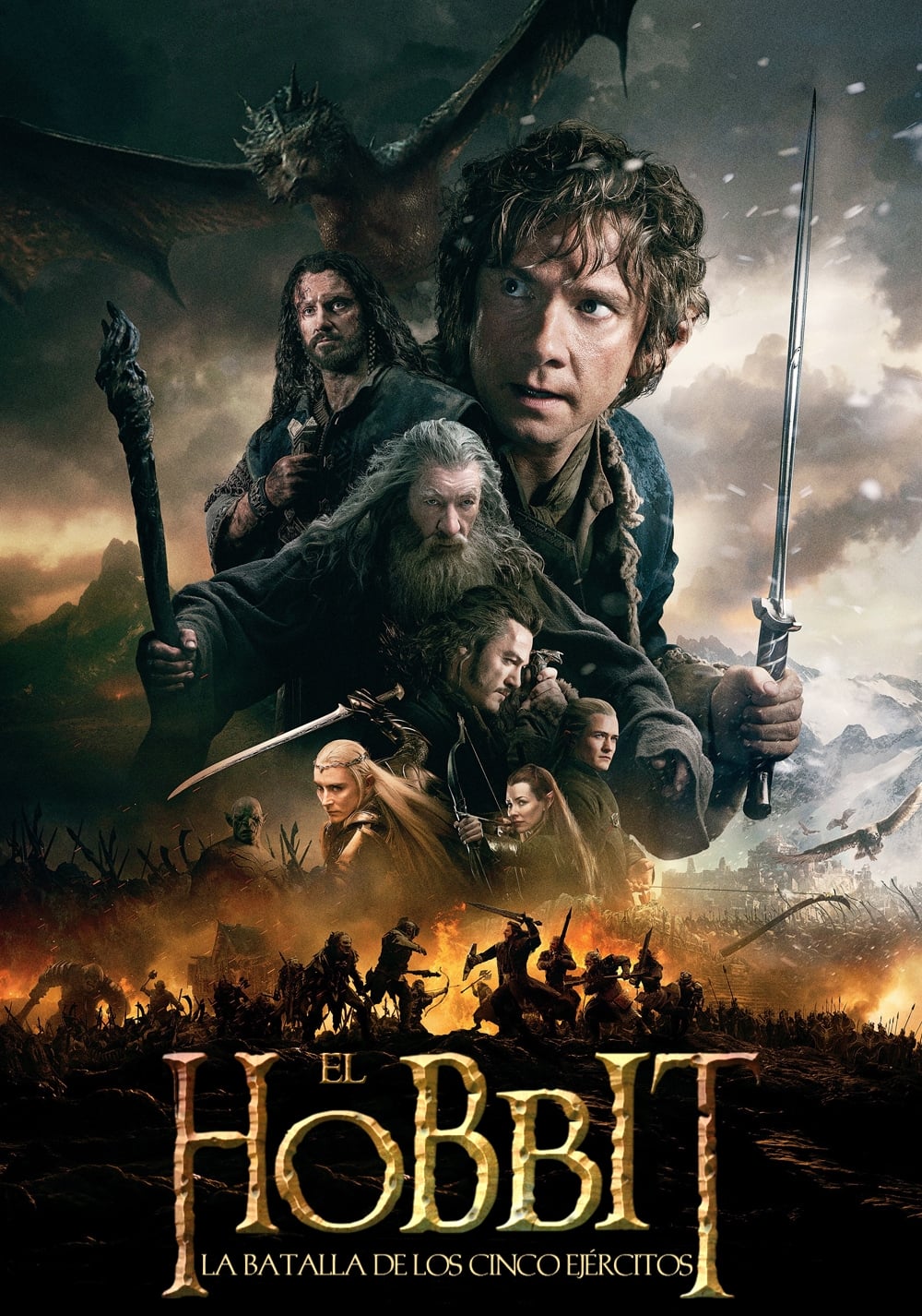 Immagine Lo Hobbit: La battaglia delle cinque armate - Poster - Sfondi