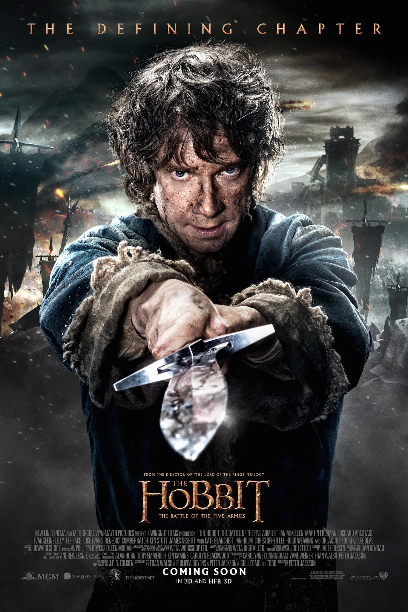 Immagine Lo Hobbit: La battaglia delle cinque armate - Poster - Sfondi