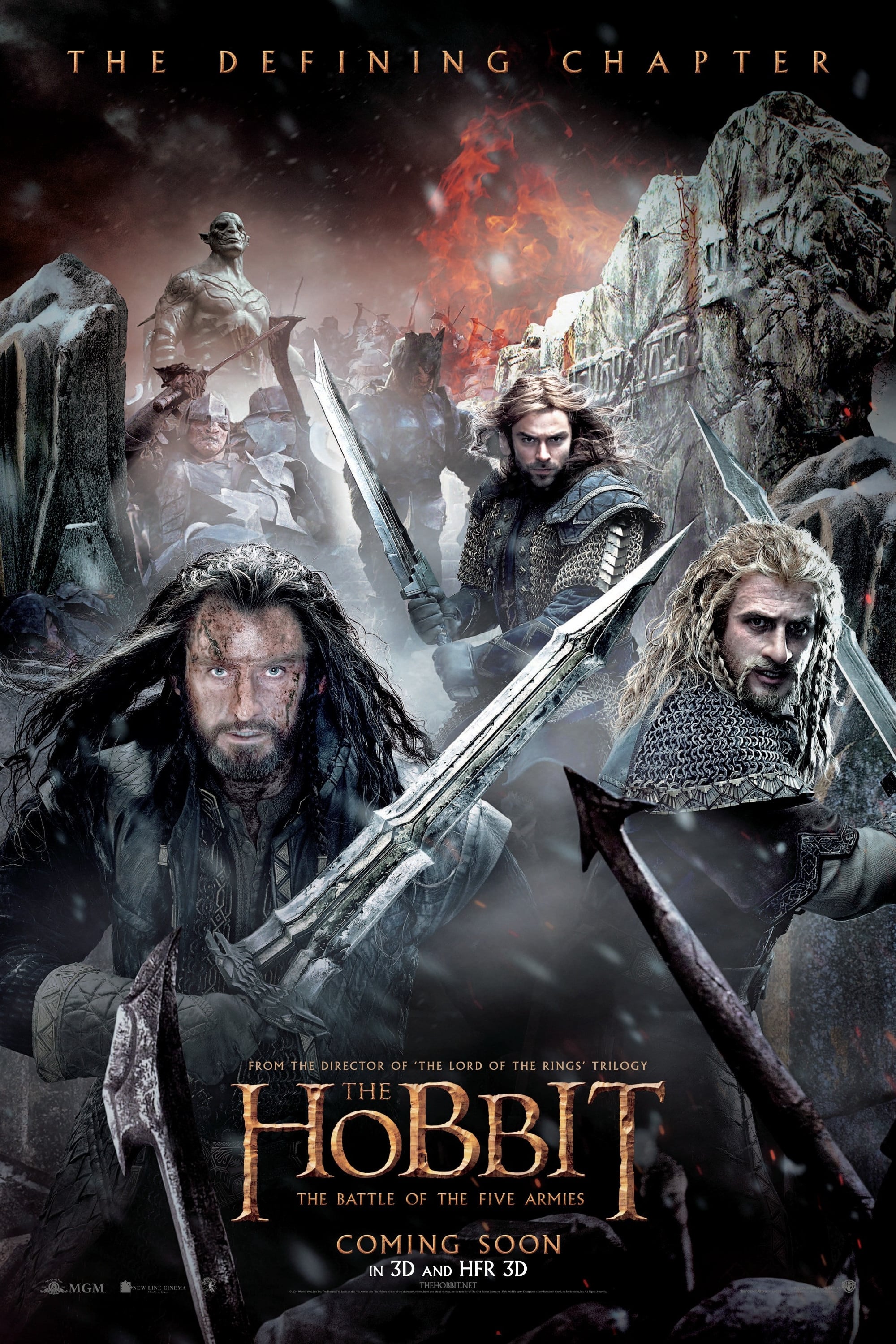 Immagine Lo Hobbit: La battaglia delle cinque armate - Poster - Sfondi