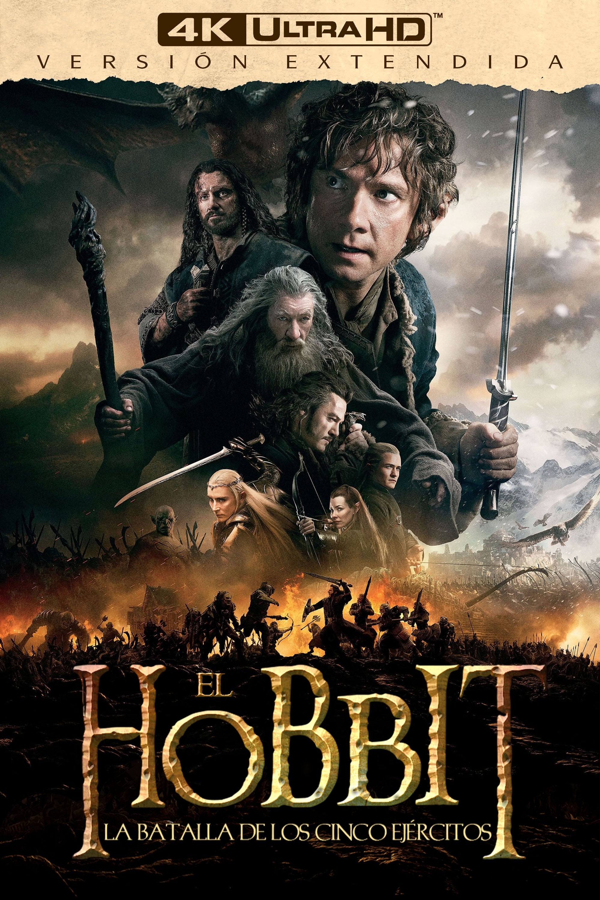 Immagine Lo Hobbit: La battaglia delle cinque armate - Poster - Sfondi