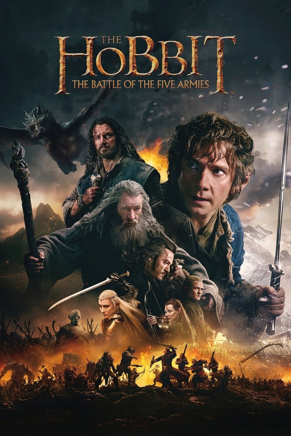 Immagine Lo Hobbit: La battaglia delle cinque armate - Poster - Sfondi