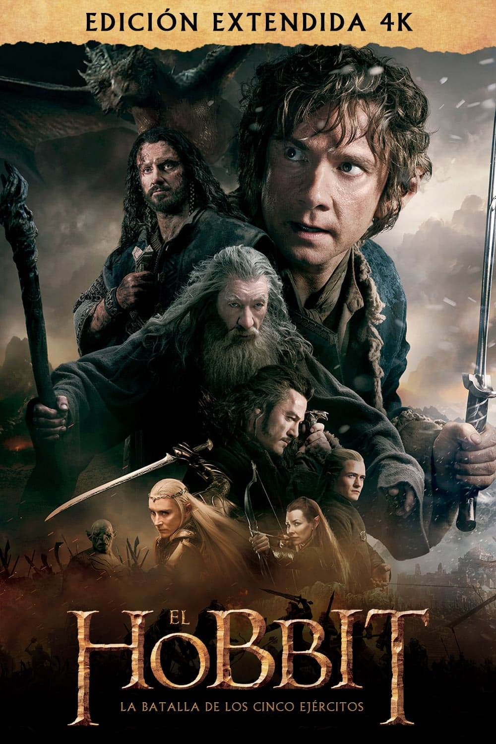 Immagine Lo Hobbit: La battaglia delle cinque armate - Poster - Sfondi