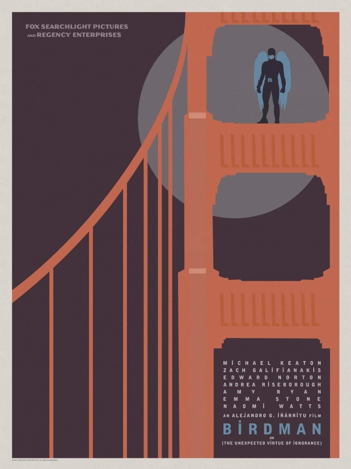 Immagine Birdman o (l'imprevedibile virtù dell'ignoranza) - Poster - Sfondi
