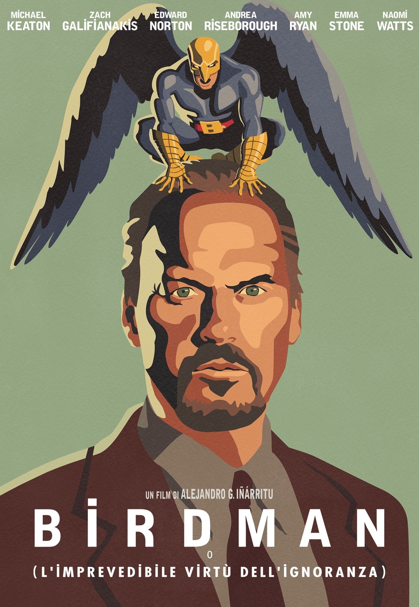 Immagine Birdman o (l'imprevedibile virtù dell'ignoranza) - Poster - Sfondi