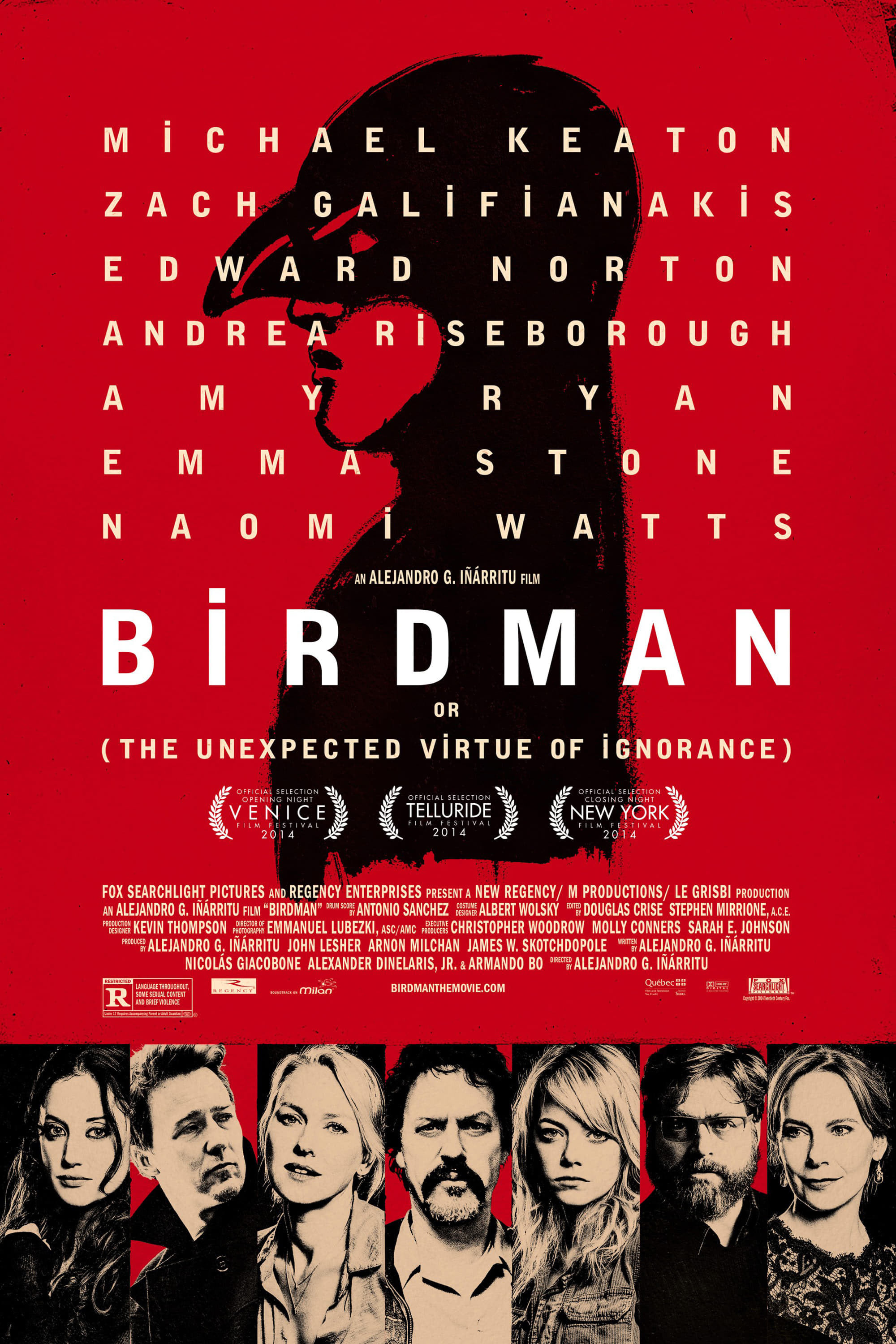 Immagine Birdman o (l'imprevedibile virtù dell'ignoranza) - Poster - Sfondi