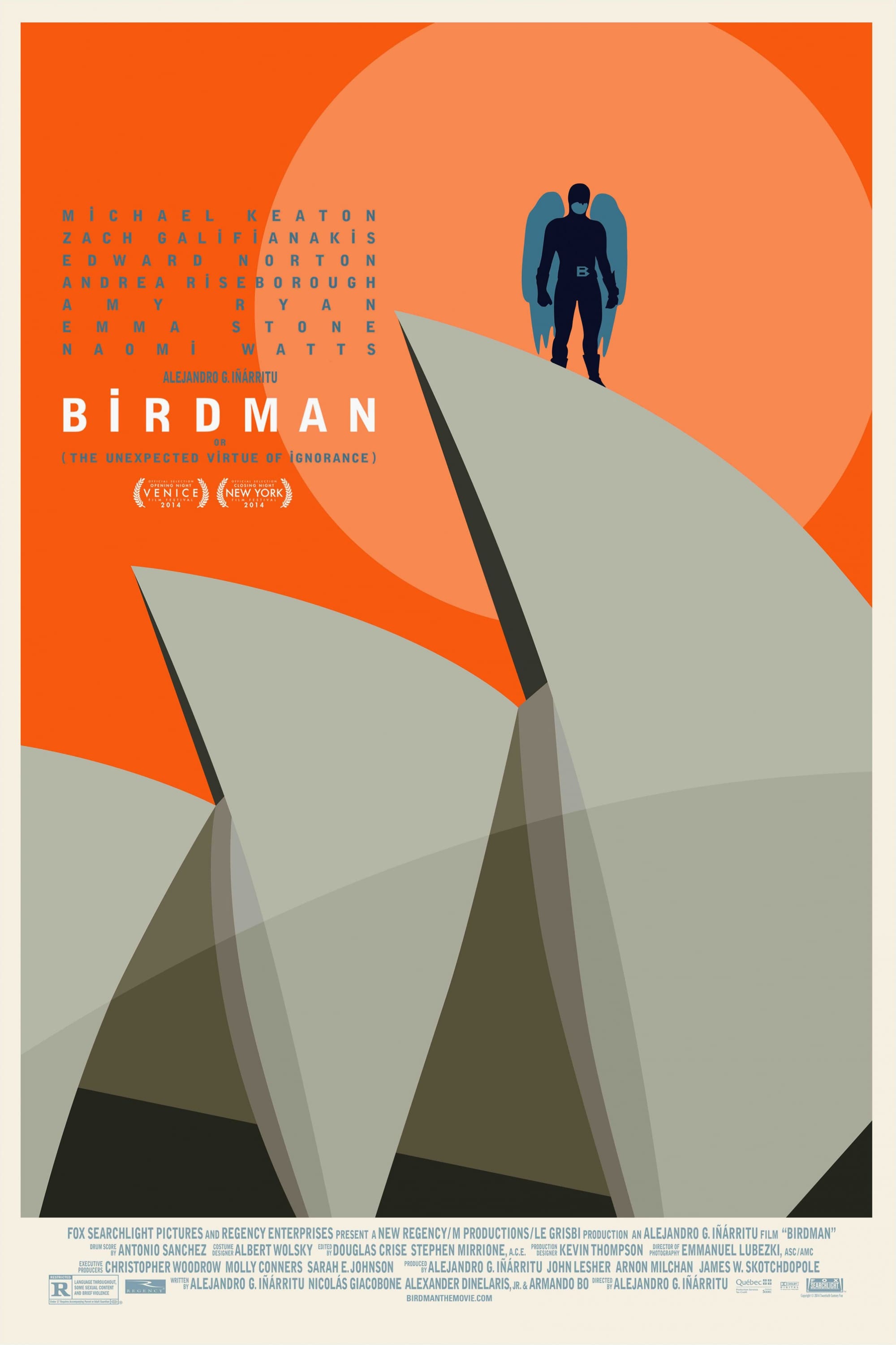 Immagine Birdman o (l'imprevedibile virtù dell'ignoranza) - Poster - Sfondi