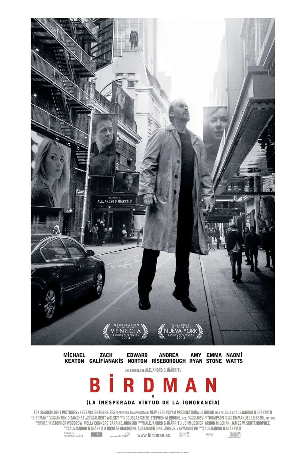 Immagine Birdman o (l'imprevedibile virtù dell'ignoranza) - Poster - Sfondi