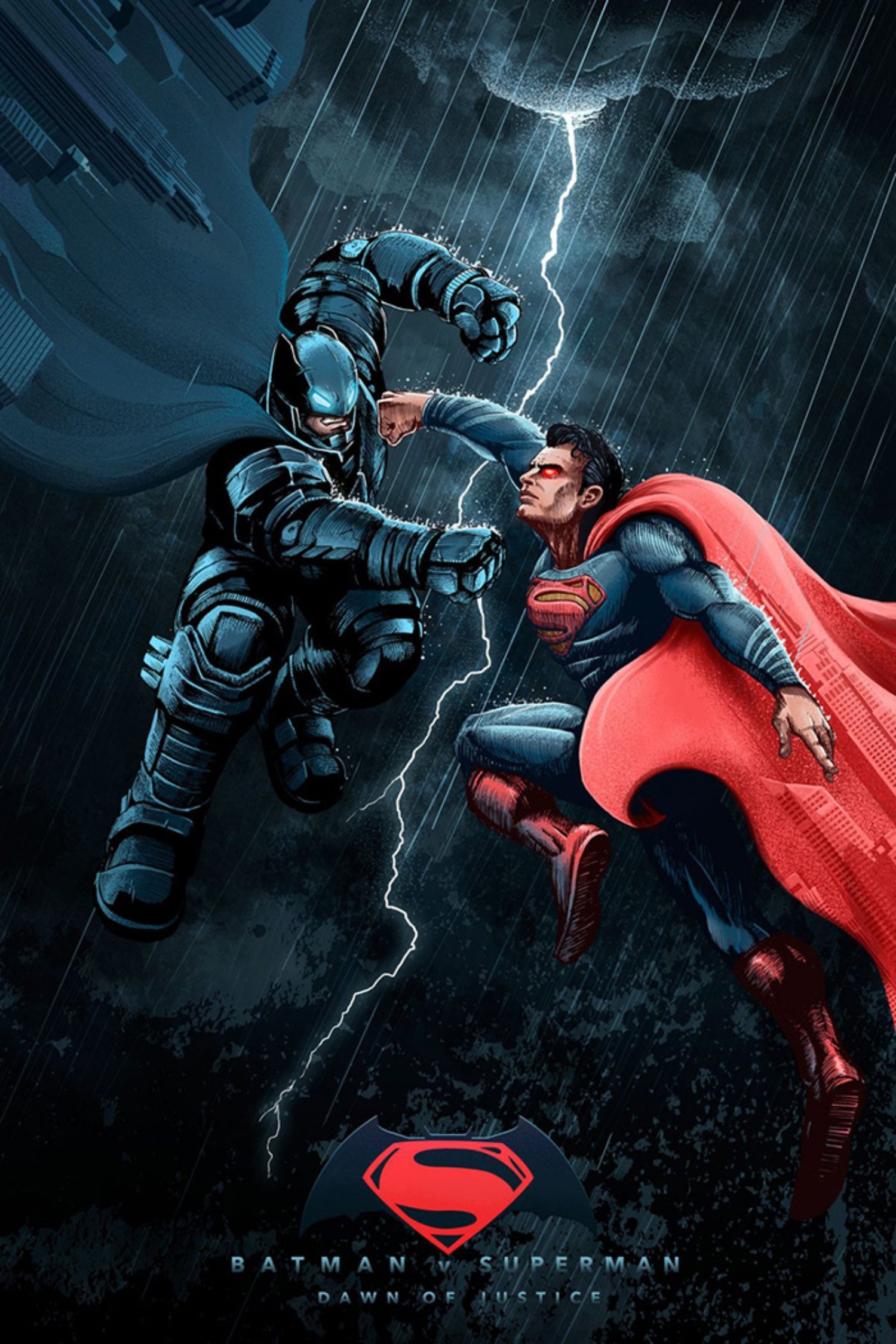 Immagine Batman v Superman: Dawn of Justice - Poster - Sfondi