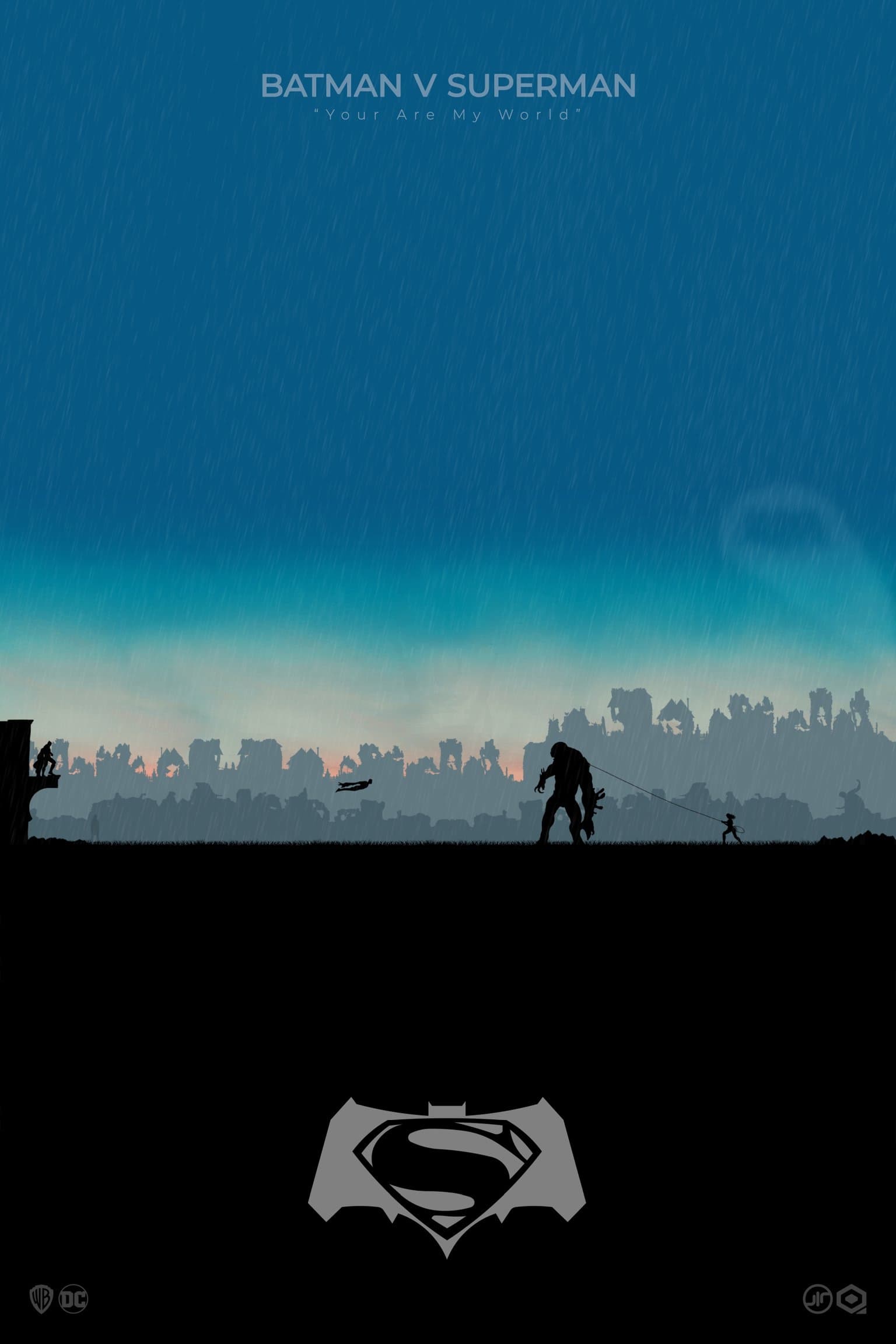 Immagine Batman v Superman: Dawn of Justice - Poster - Sfondi