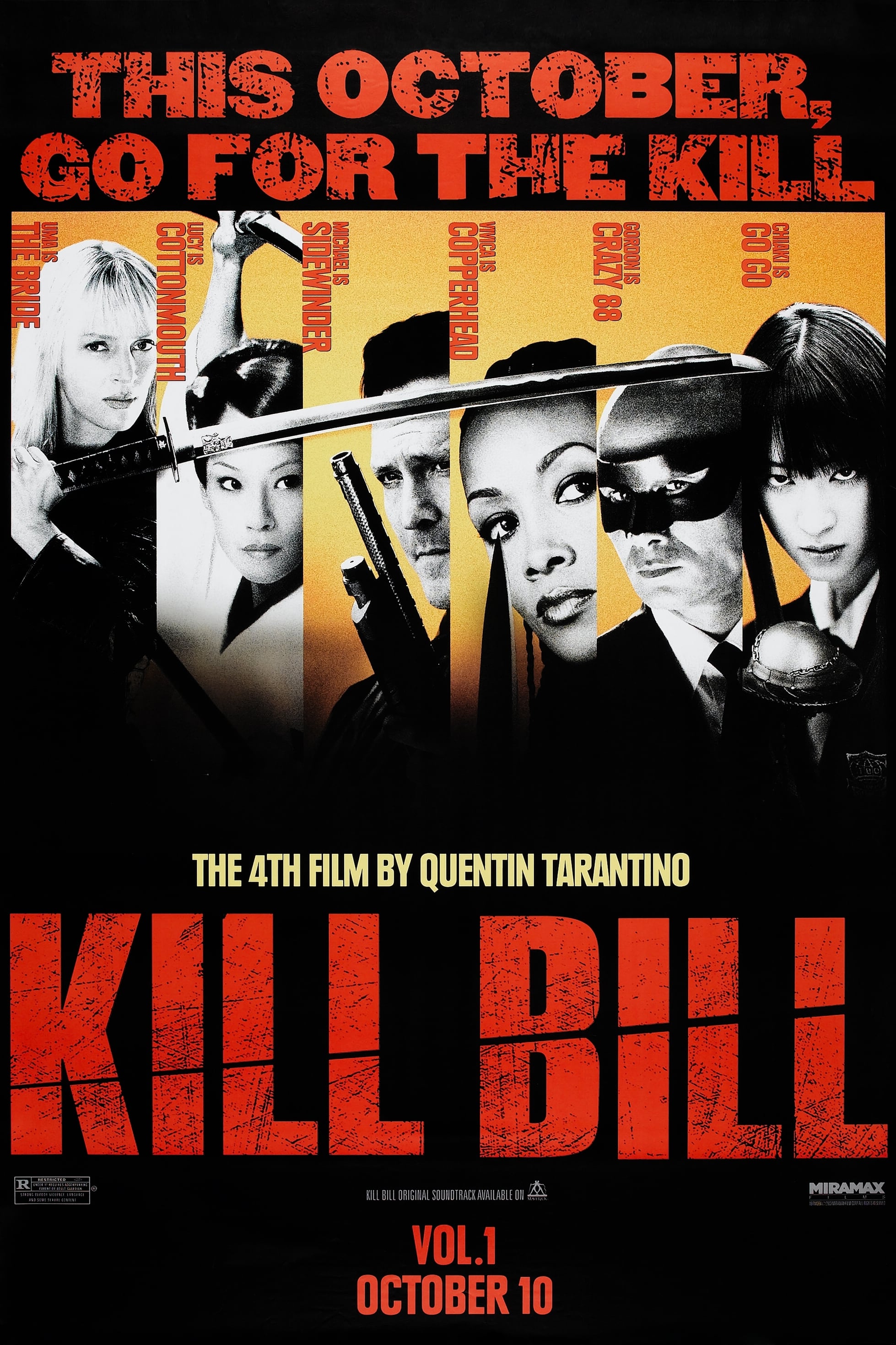 Immagine Kill Bill: Volume 1 - Poster - Sfondi