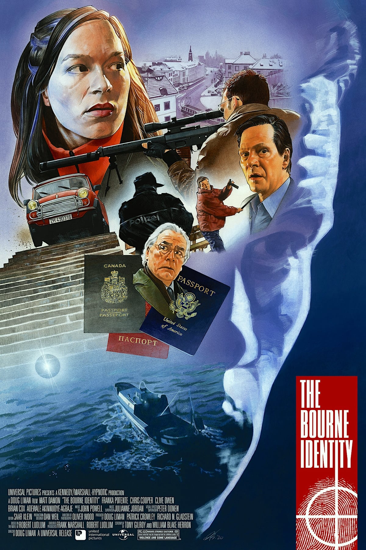 Immagine The Bourne Identity - Poster - Sfondi