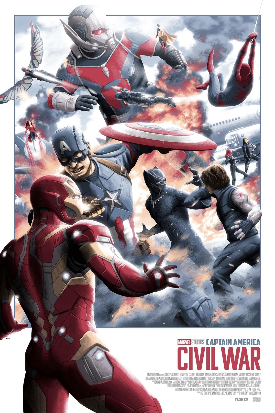 Immagine Captain America: Civil War - Poster - Sfondi