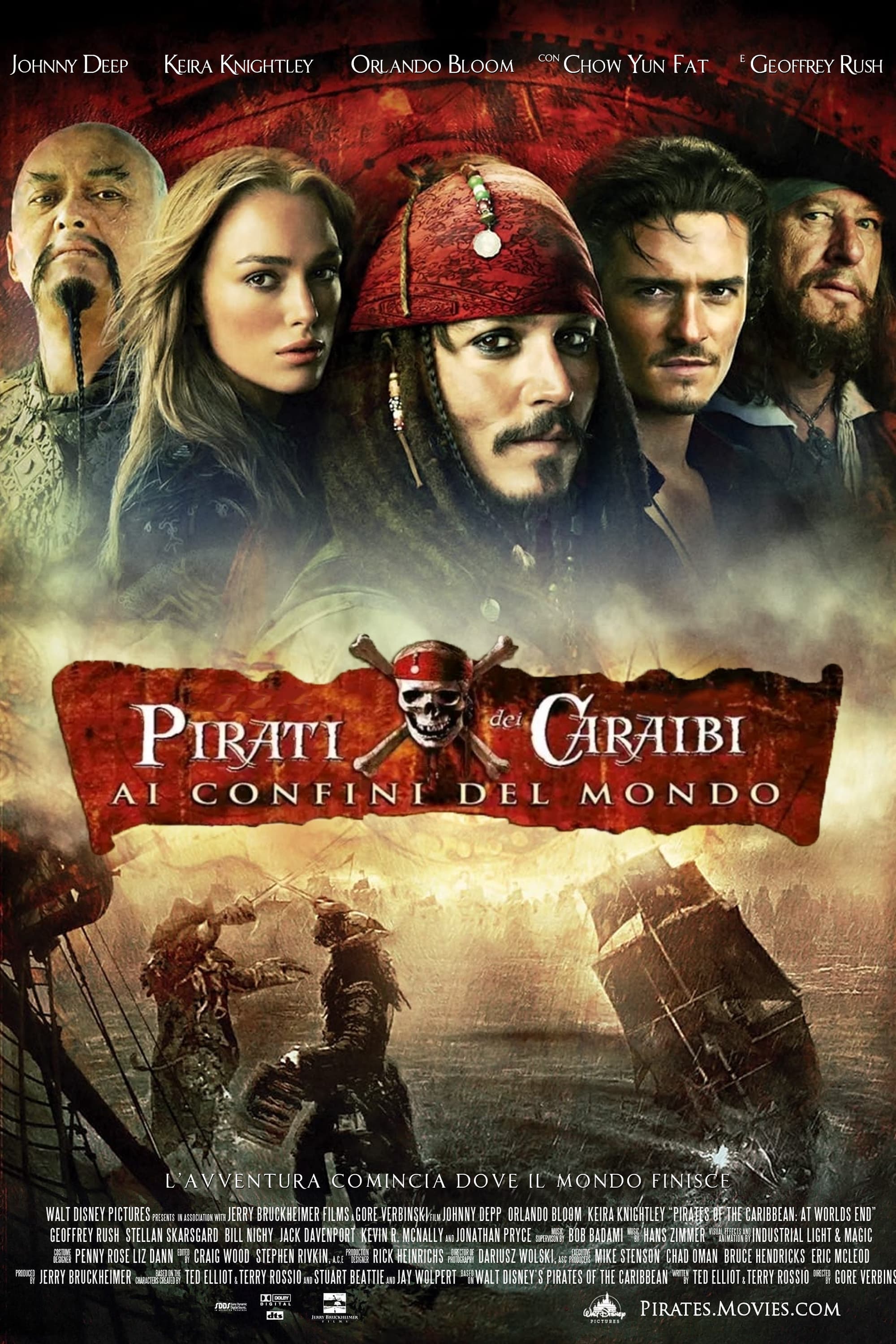 Immagine Pirati dei Caraibi - Ai confini del mondo - Poster - Sfondi