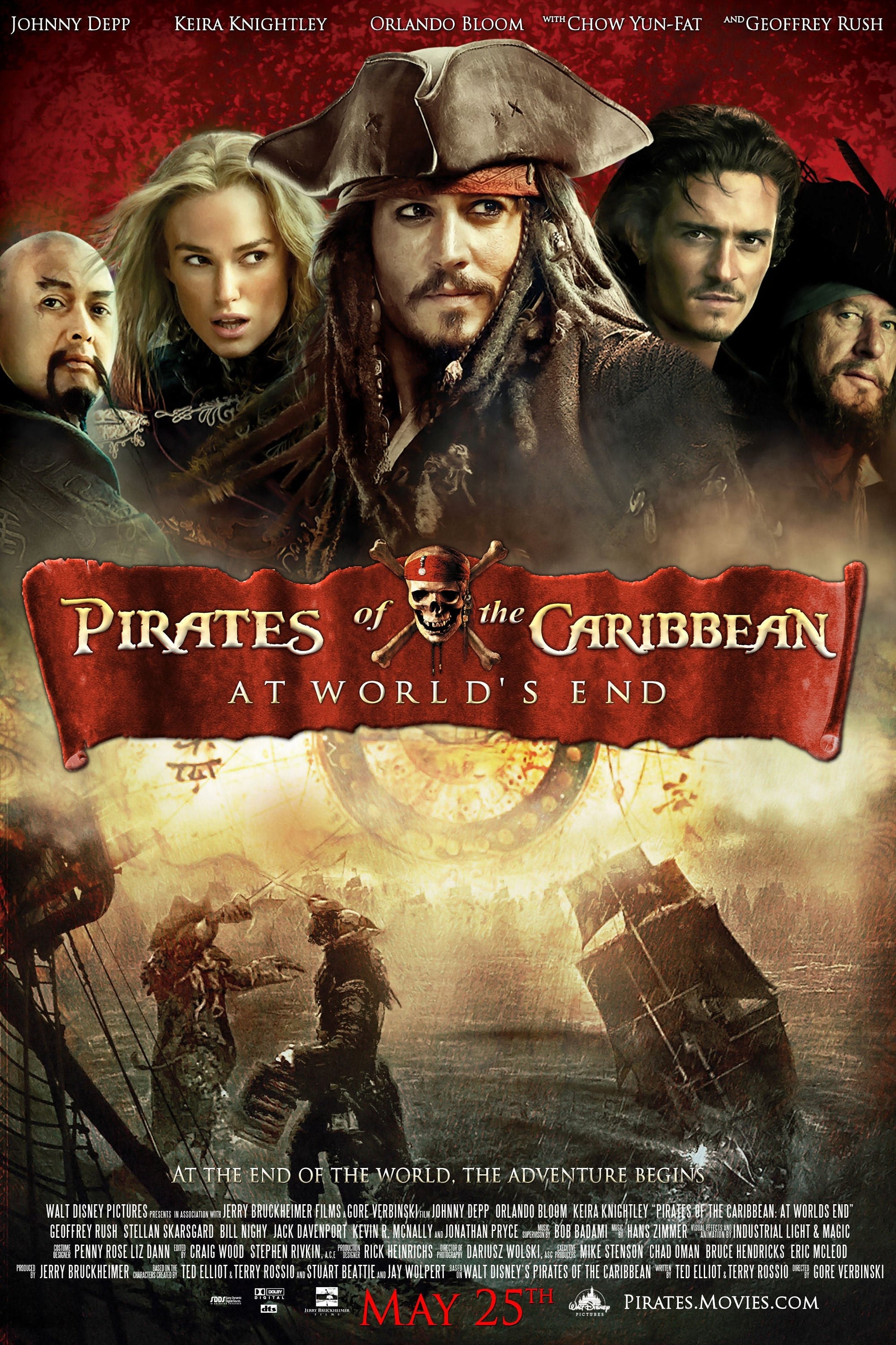 Immagine Pirati dei Caraibi - Ai confini del mondo - Poster - Sfondi