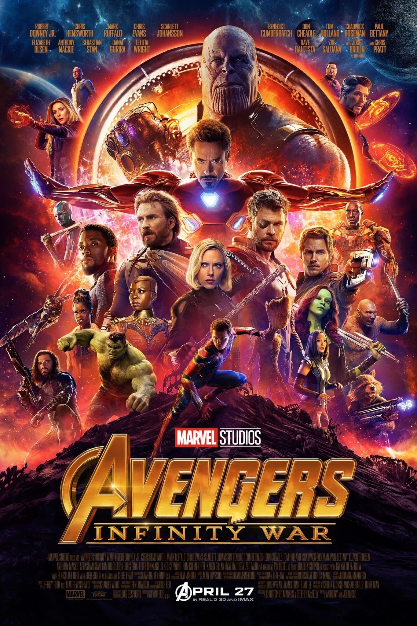 Immagine Avengers: Infinity War - Poster - Sfondi