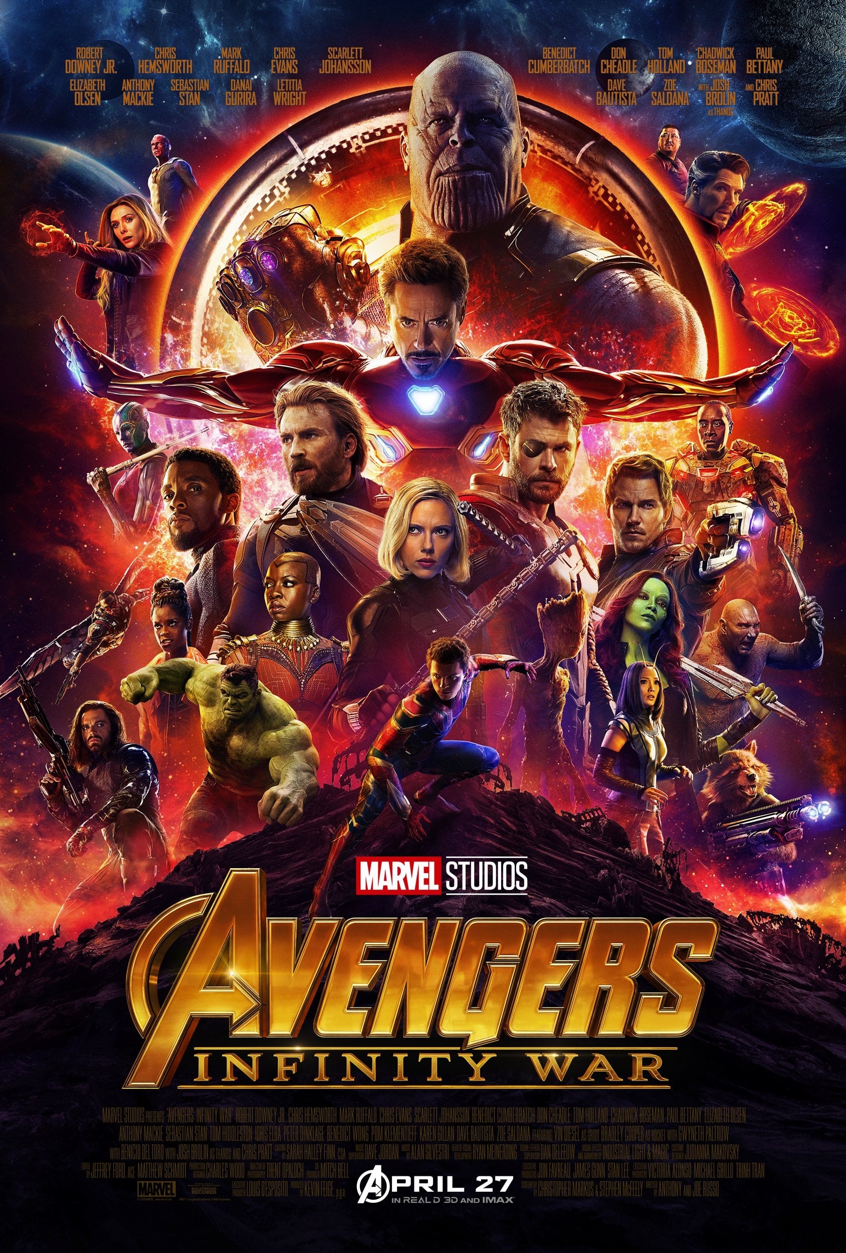 Immagine Avengers: Infinity War - Poster - Sfondi