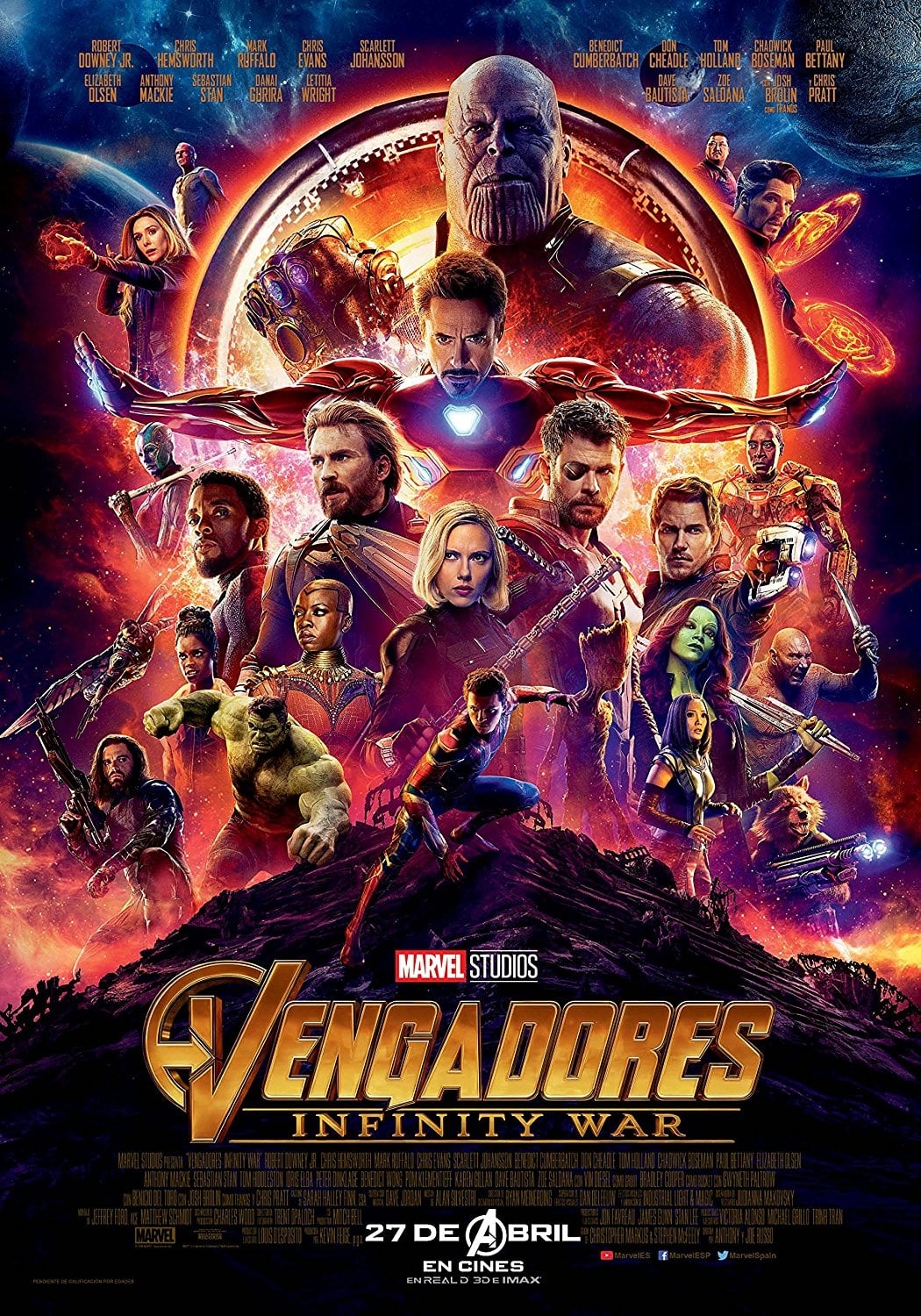 Immagine Avengers: Infinity War - Poster - Sfondi