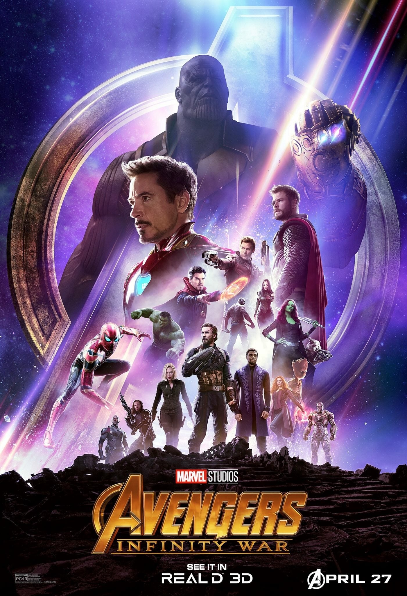 Immagine Avengers: Infinity War - Poster - Sfondi