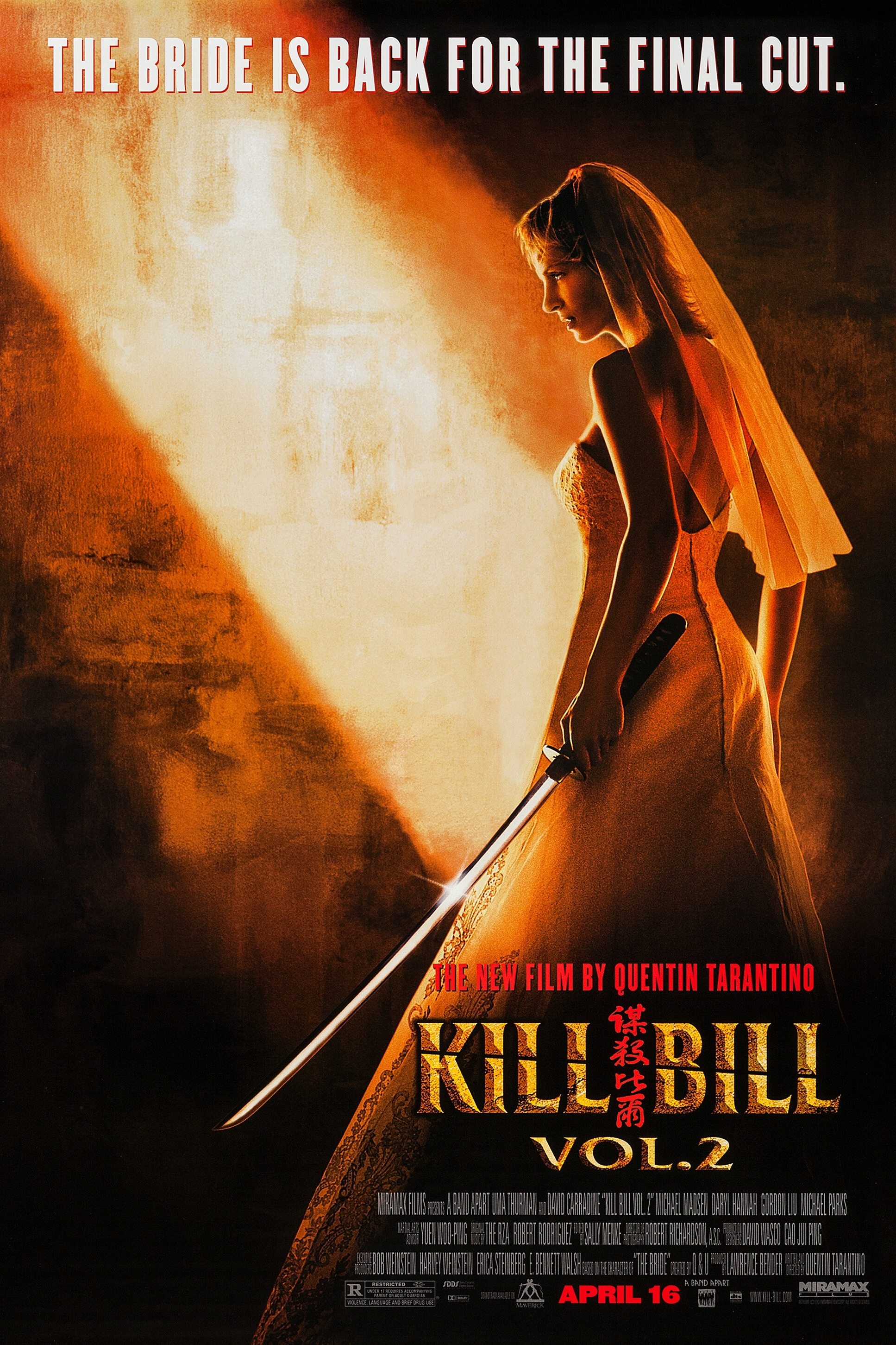 Immagine Kill Bill: Volume 2 - Poster - Sfondi