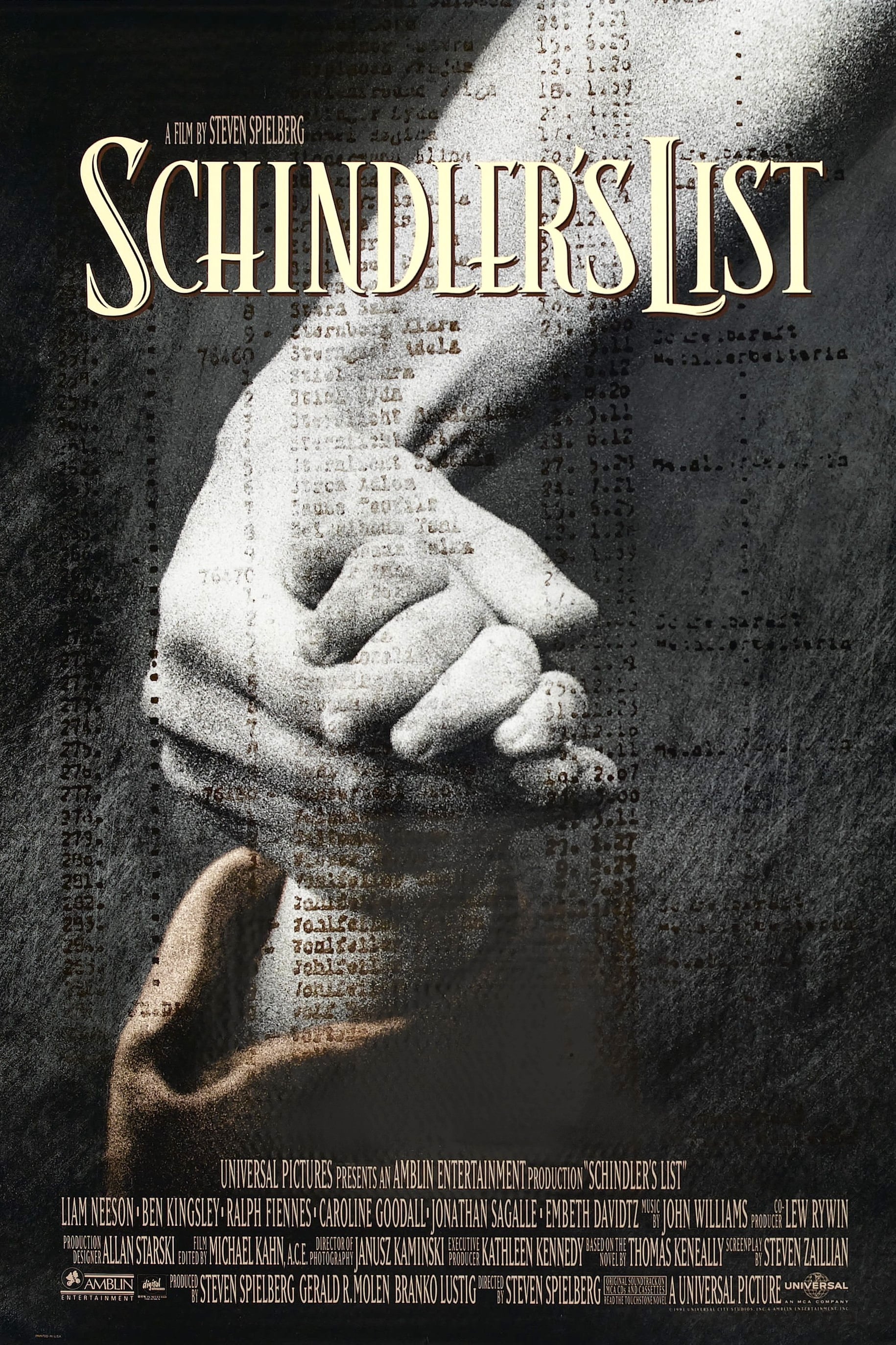 Immagine Schindler's List - Poster - Sfondi