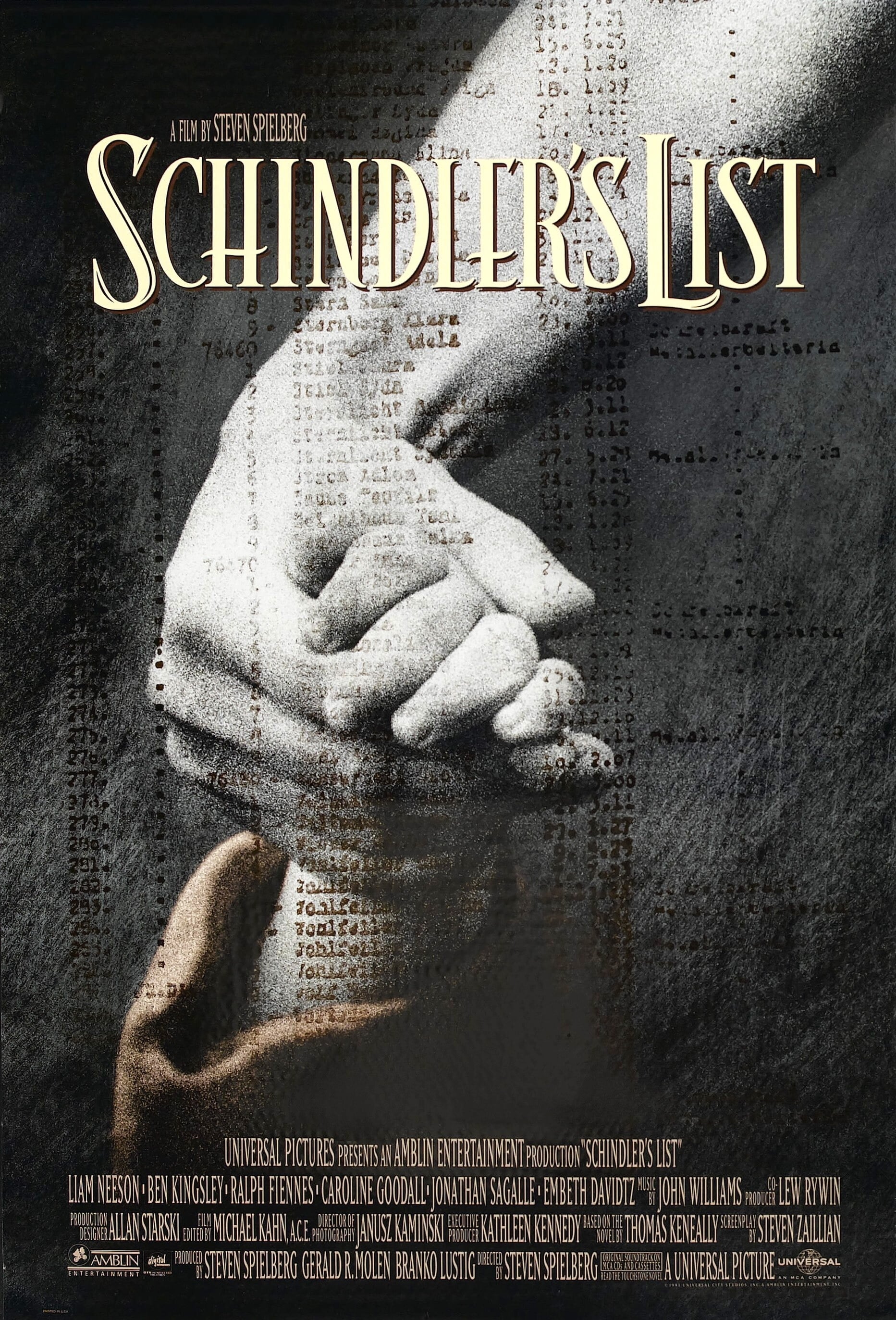 Immagine Schindler's List - Poster - Sfondi