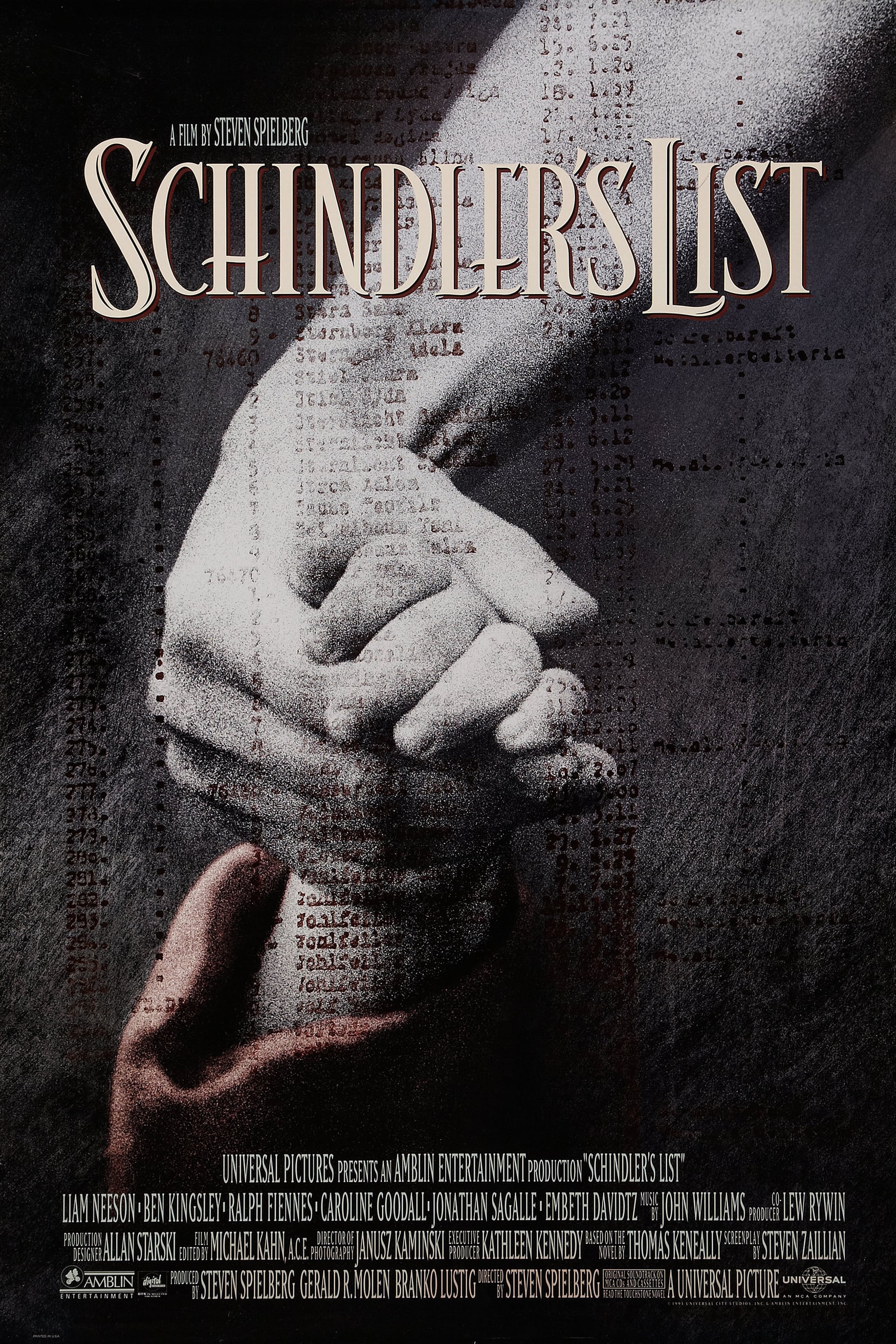 Immagine Schindler's List - Poster - Sfondi