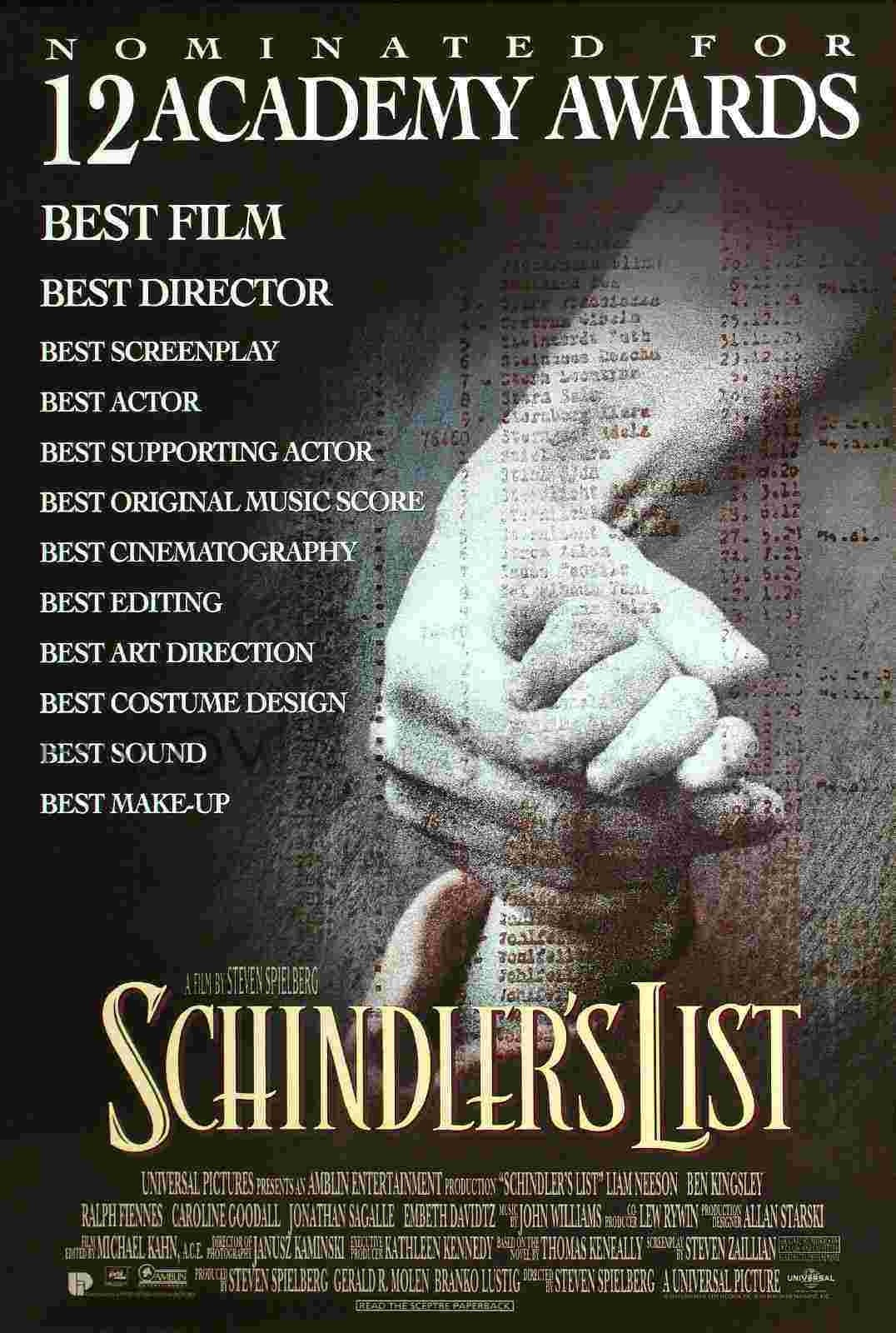 Immagine Schindler's List - Poster - Sfondi