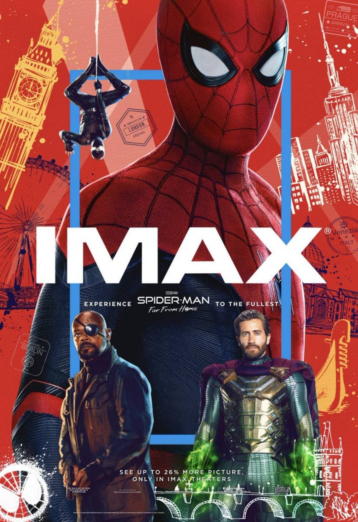Immagine Spider-Man: Far from Home - Poster - Sfondi