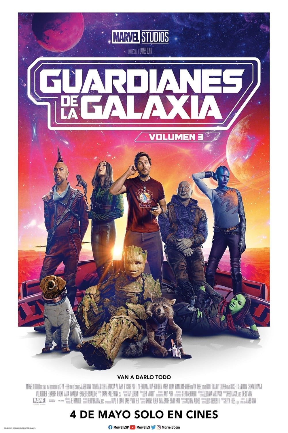 Immagine Guardiani della Galassia: Volume 3 - Poster - Sfondi