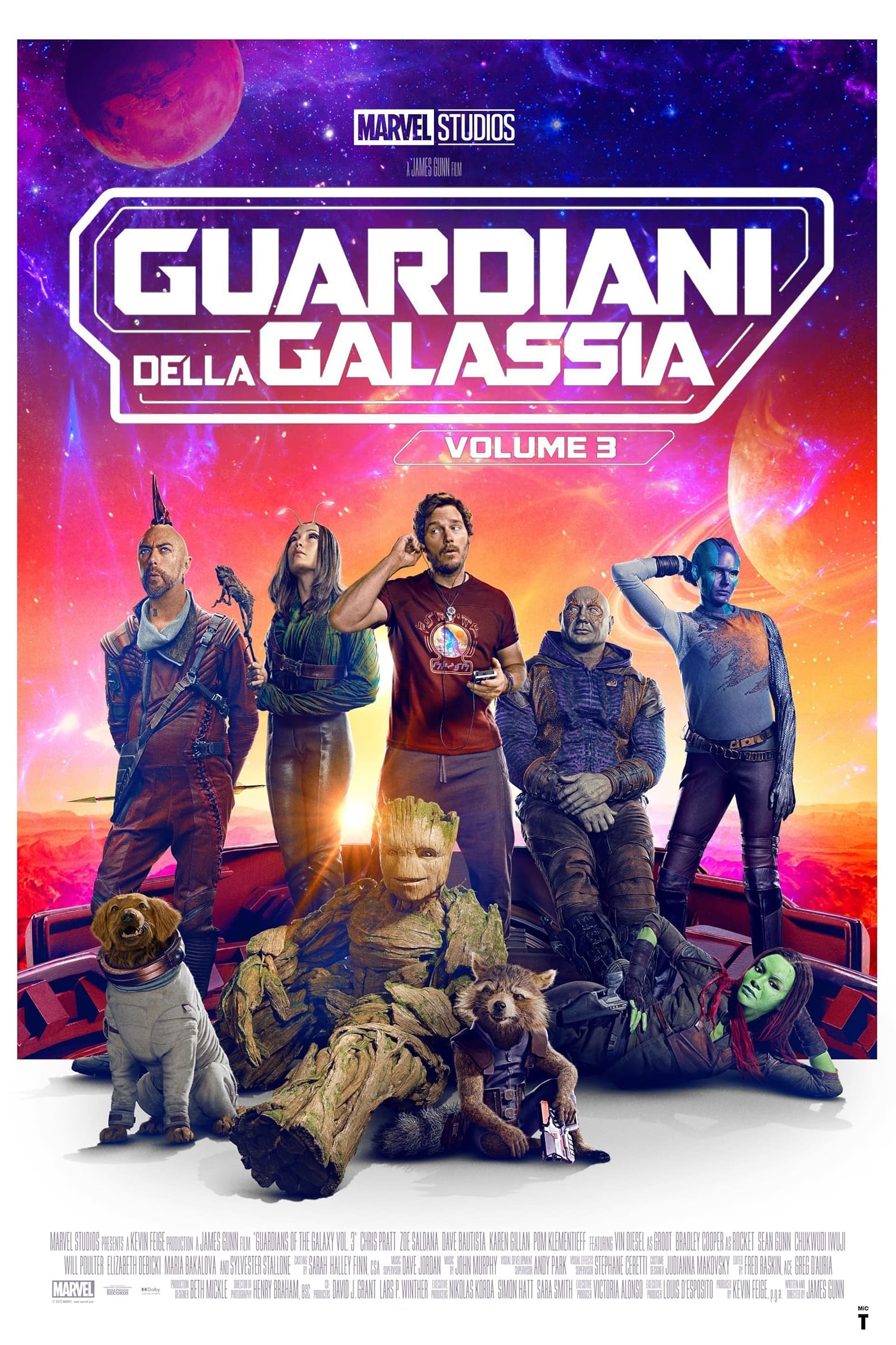 Immagine Guardiani della Galassia: Volume 3 - Poster - Sfondi