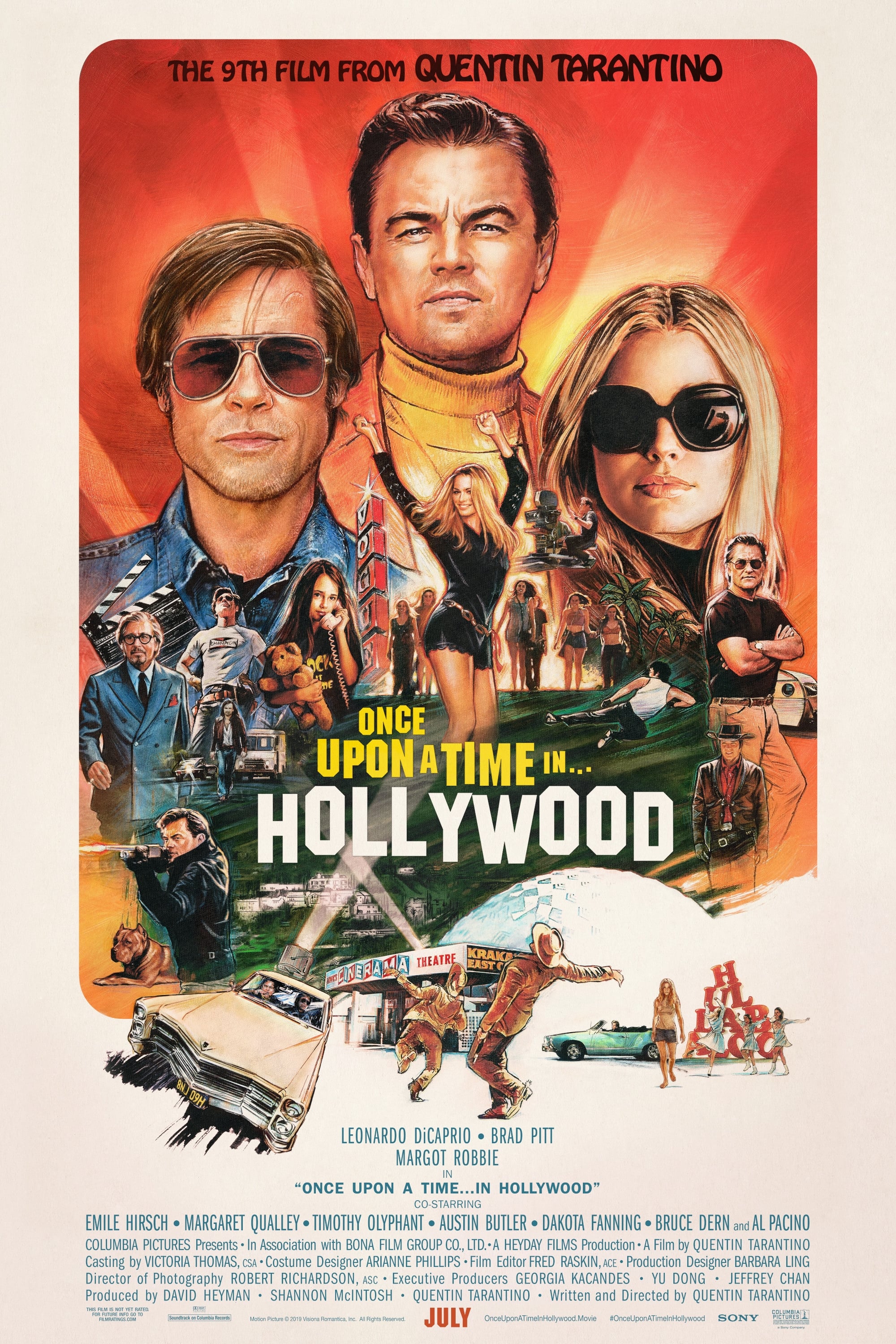 Immagine C'era una volta a… Hollywood - Poster - Sfondi