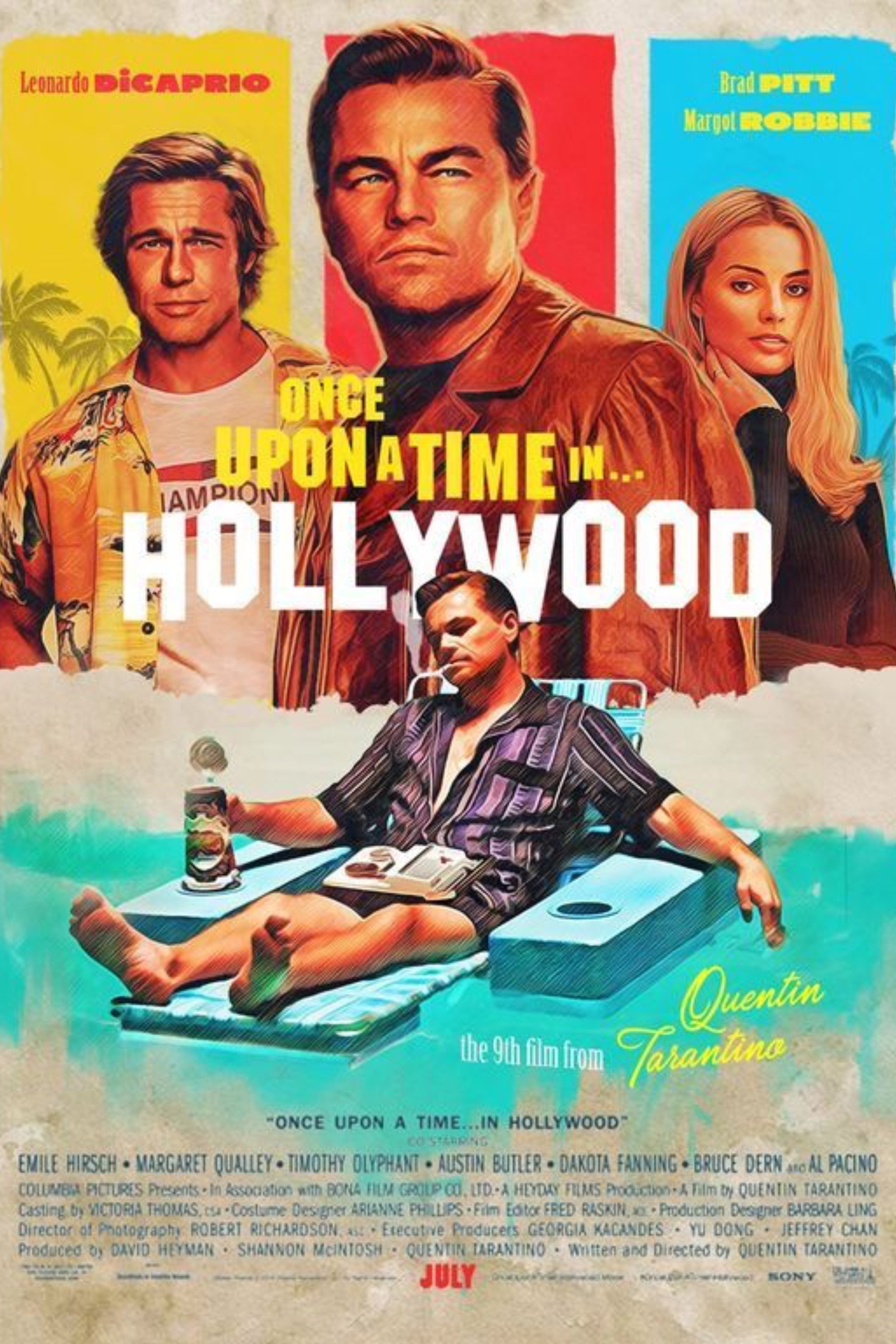 Immagine C'era una volta a… Hollywood - Poster - Sfondi