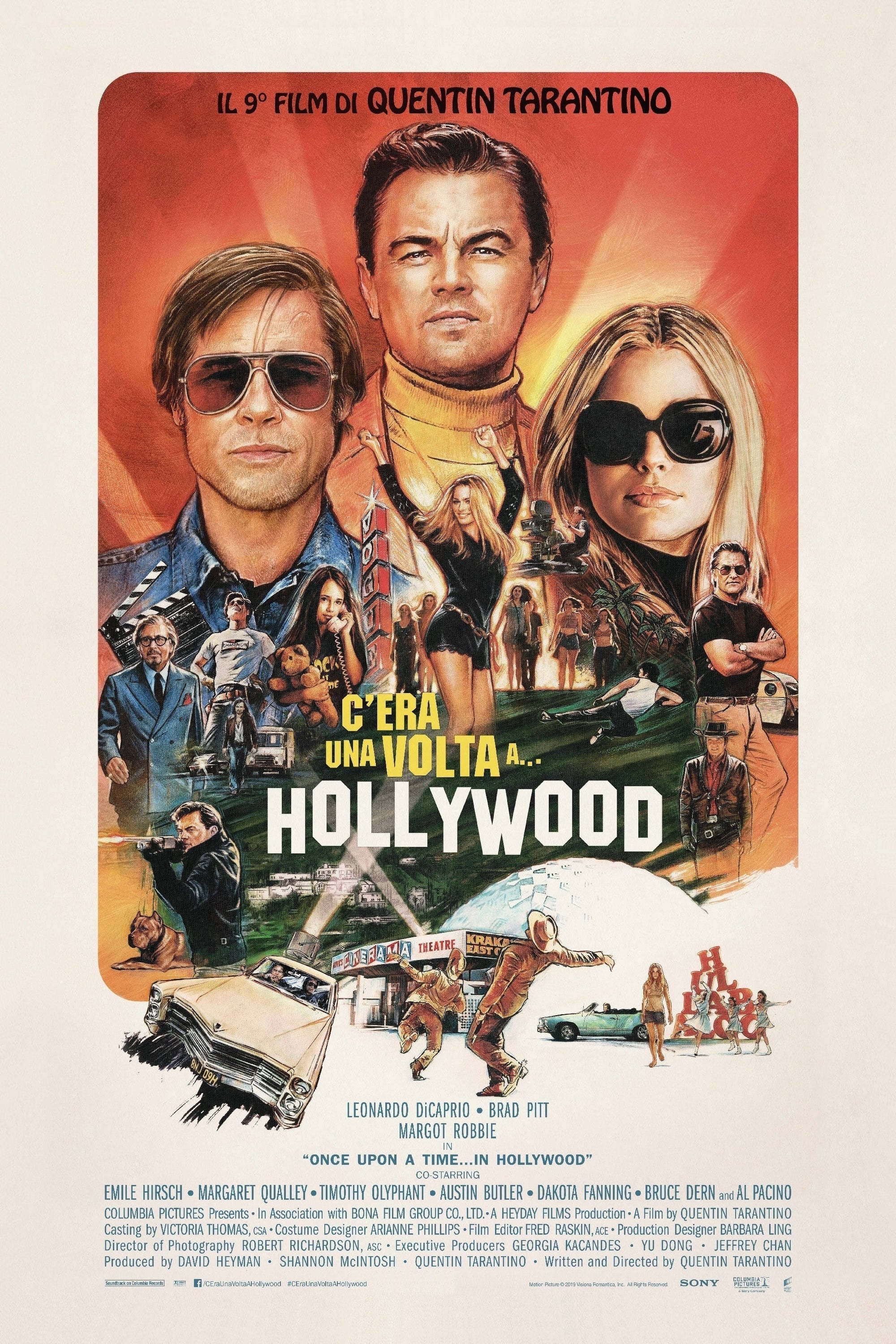 Immagine C'era una volta a… Hollywood - Poster - Sfondi
