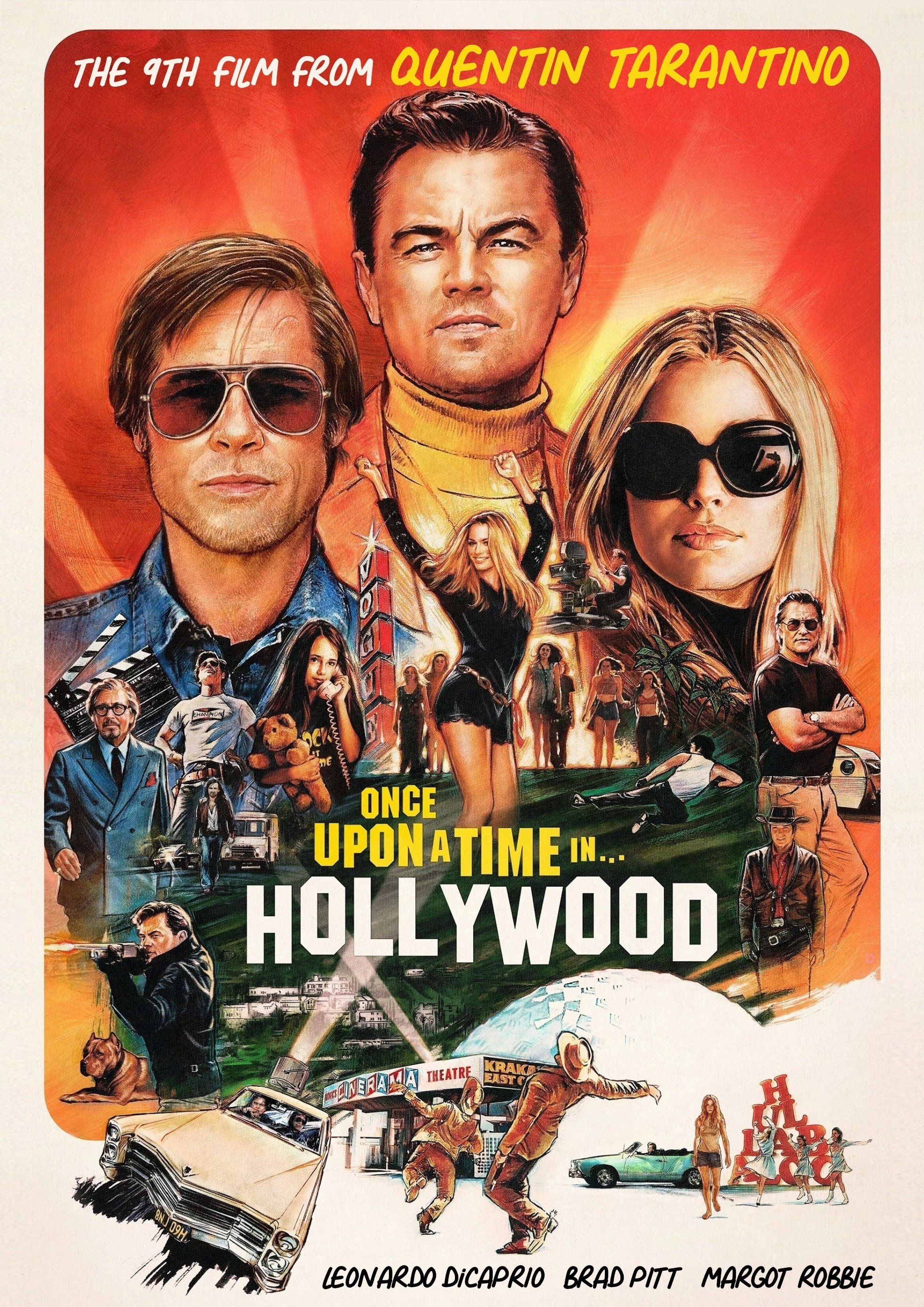 Immagine C'era una volta a… Hollywood - Poster - Sfondi