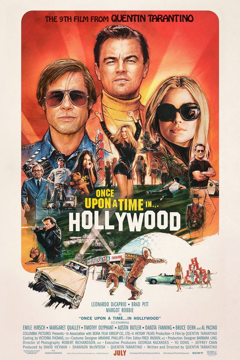 Immagine C'era una volta a… Hollywood - Poster - Sfondi