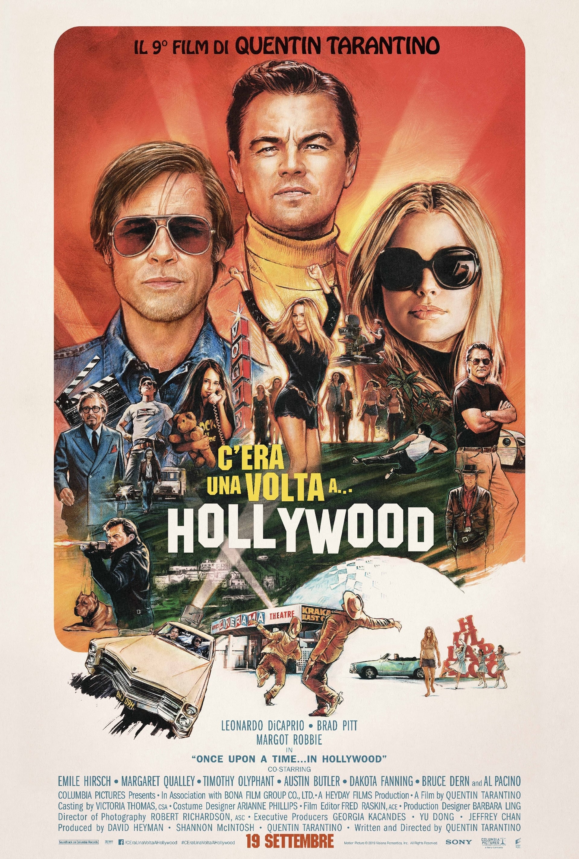 Immagine C'era una volta a… Hollywood - Poster - Sfondi