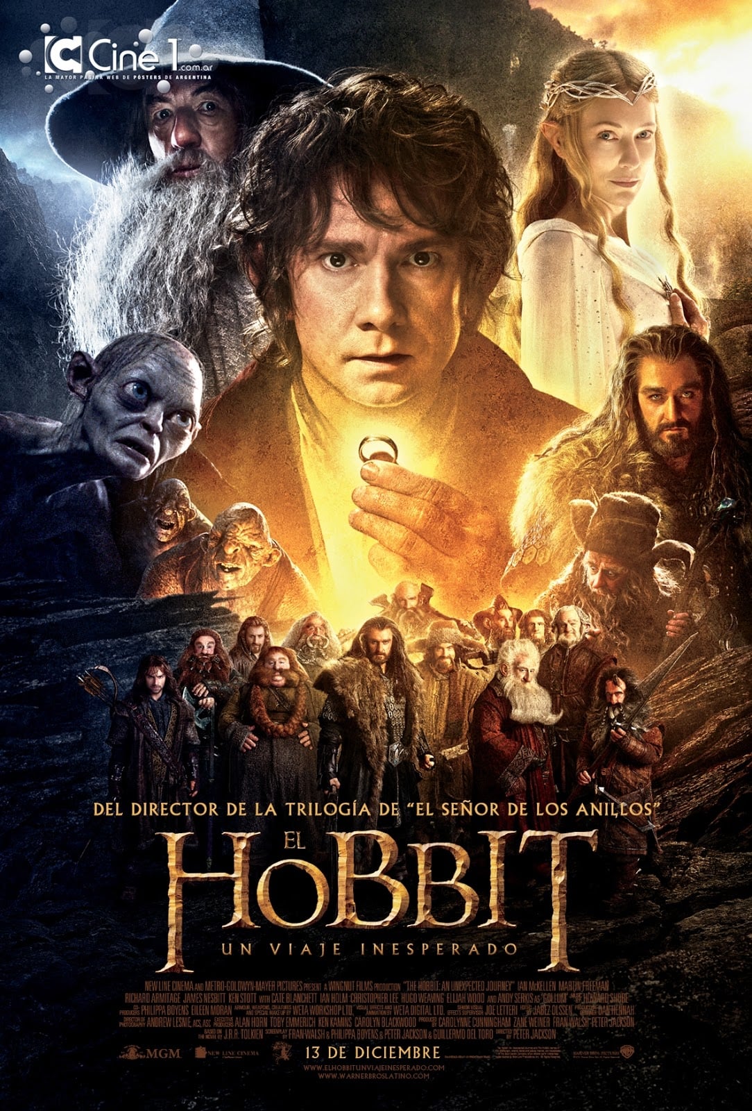 Immagine Lo Hobbit: Un viaggio inaspettato - Poster - Sfondi