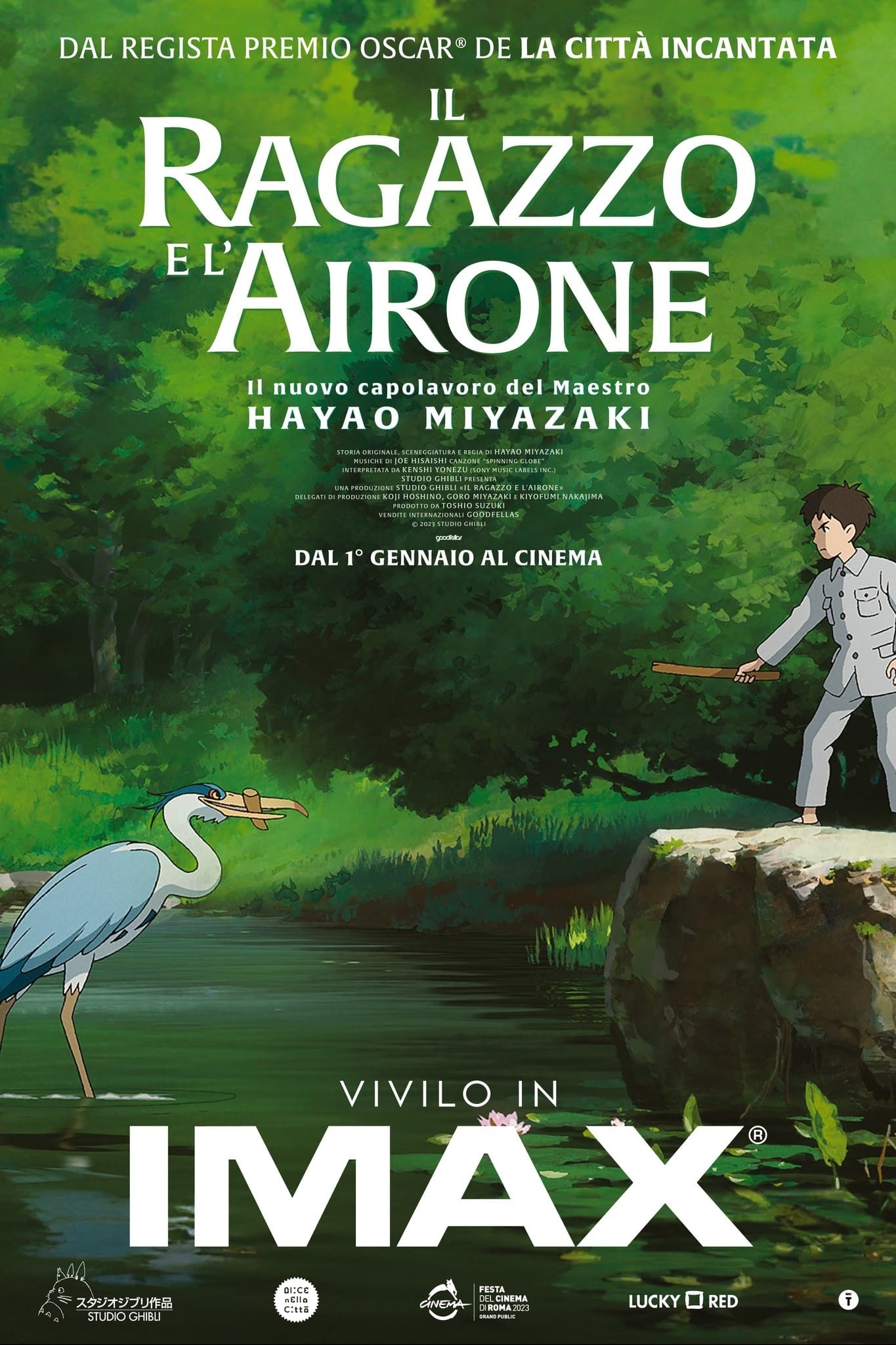Immagine Il ragazzo e l'airone - Poster - Sfondi