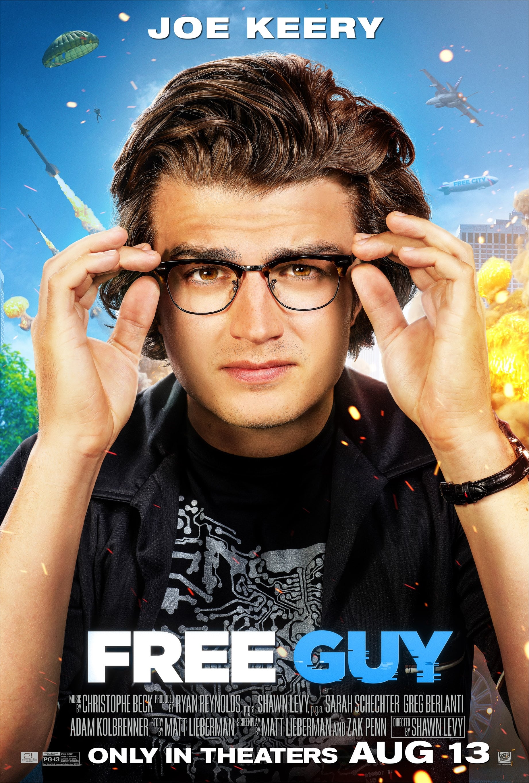 Immagine Free Guy - Eroe per gioco - Poster - Sfondi