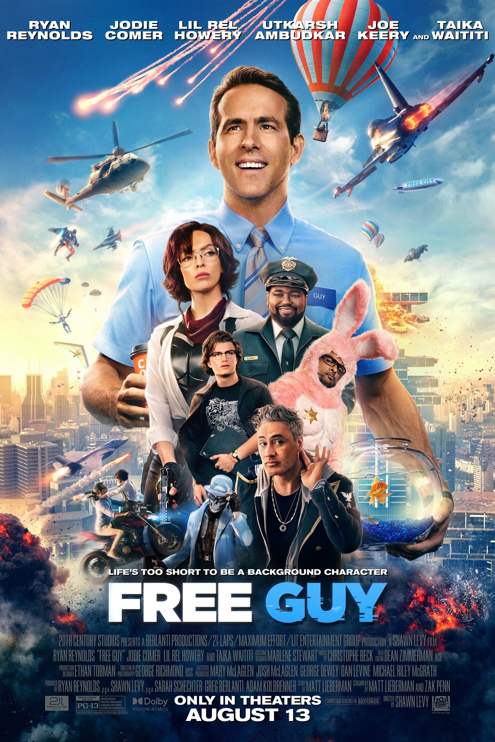 Immagine Free Guy - Eroe per gioco - Poster - Sfondi