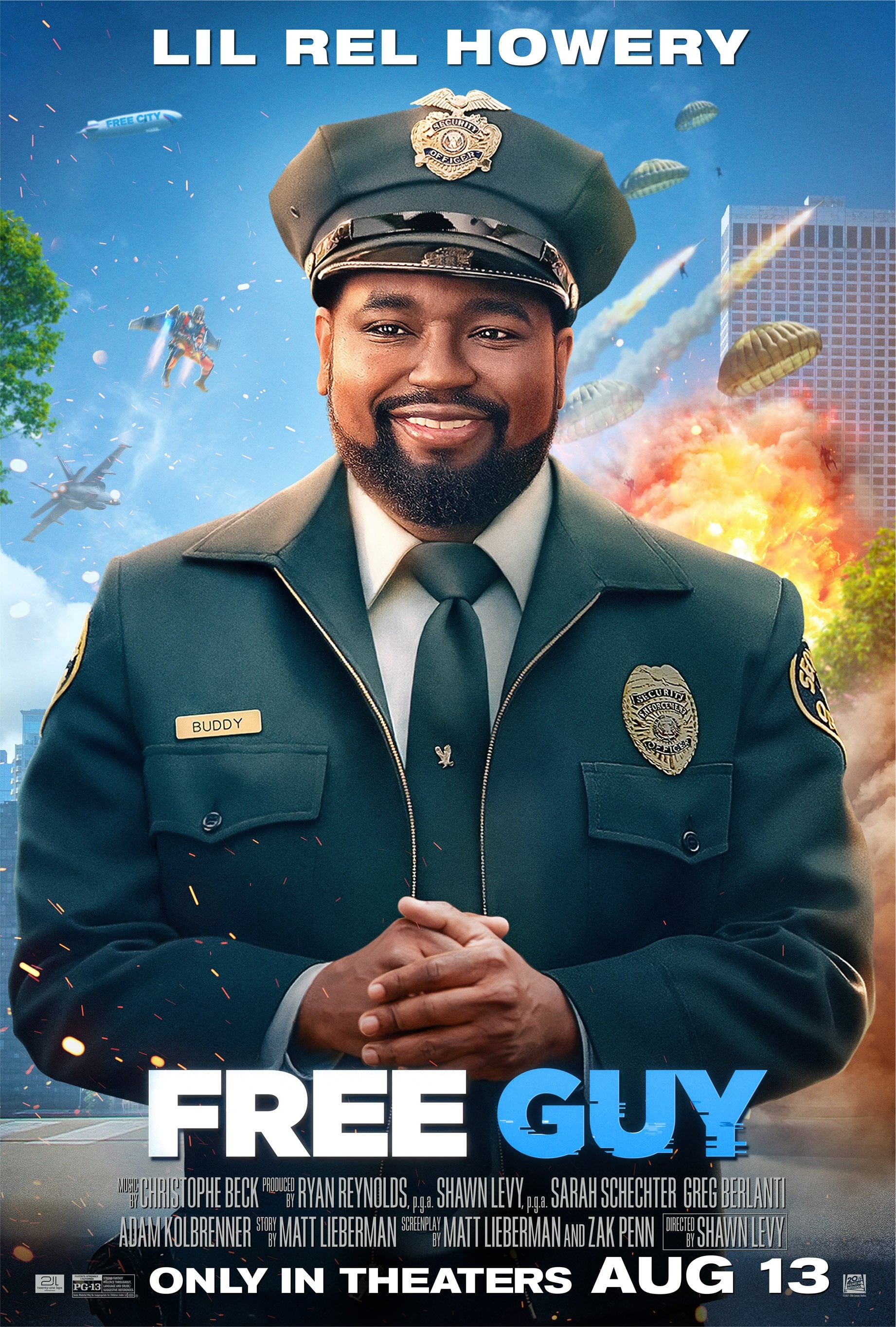 Immagine Free Guy - Eroe per gioco - Poster - Sfondi