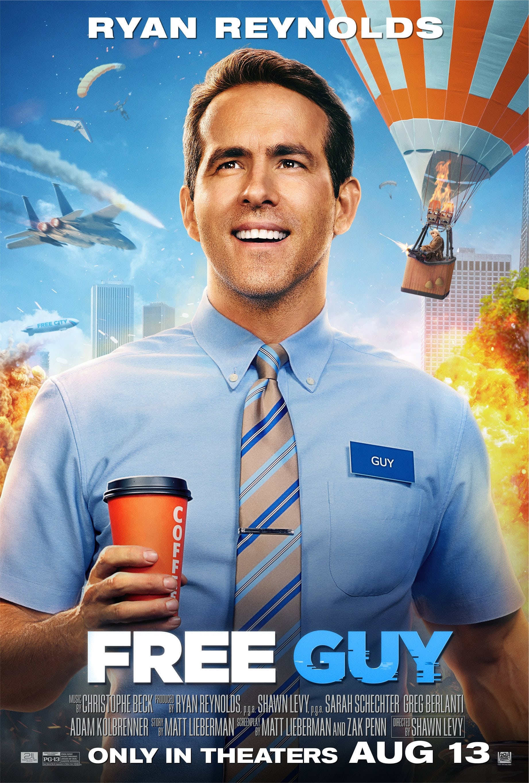 Immagine Free Guy - Eroe per gioco - Poster - Sfondi