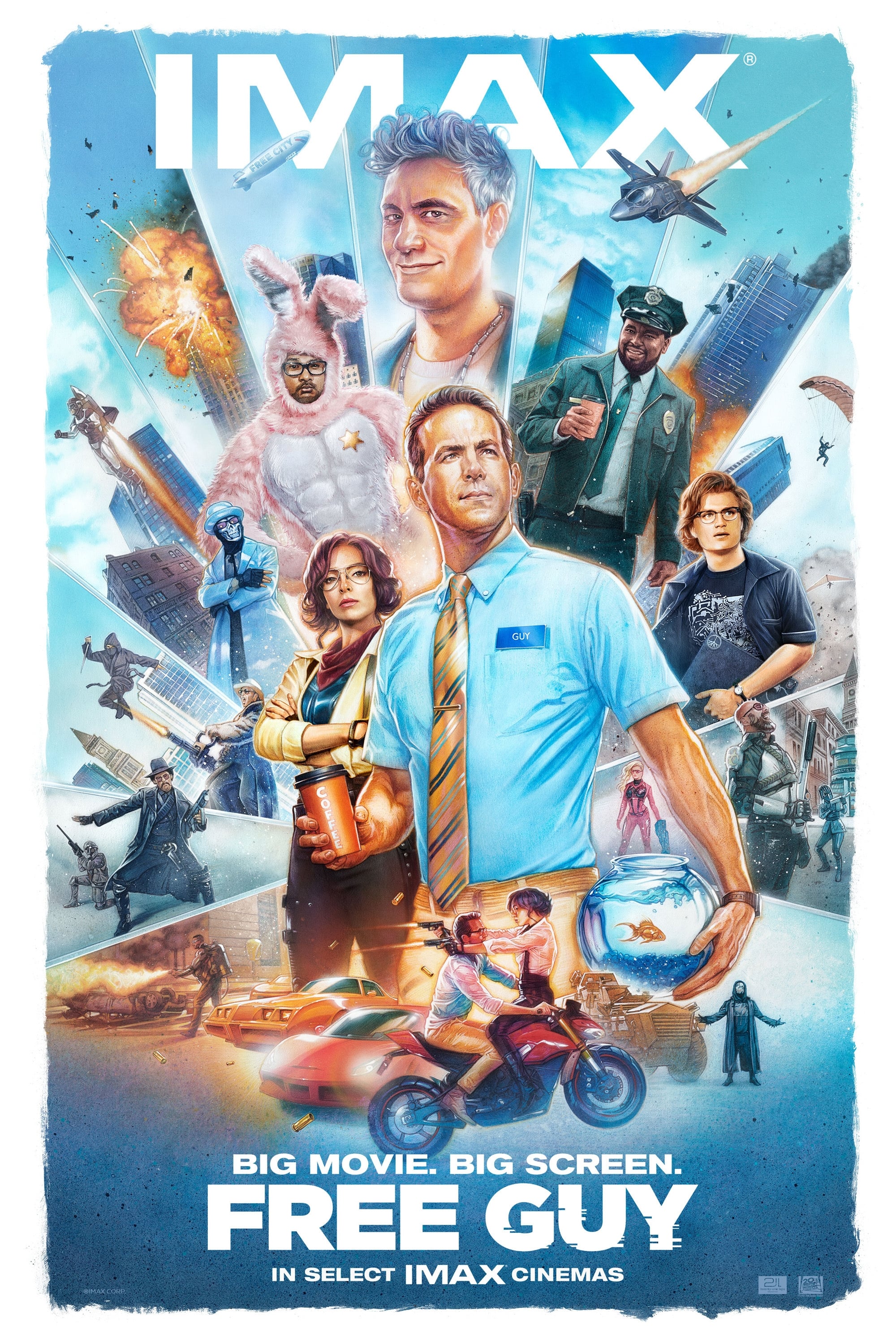 Immagine Free Guy - Eroe per gioco - Poster - Sfondi