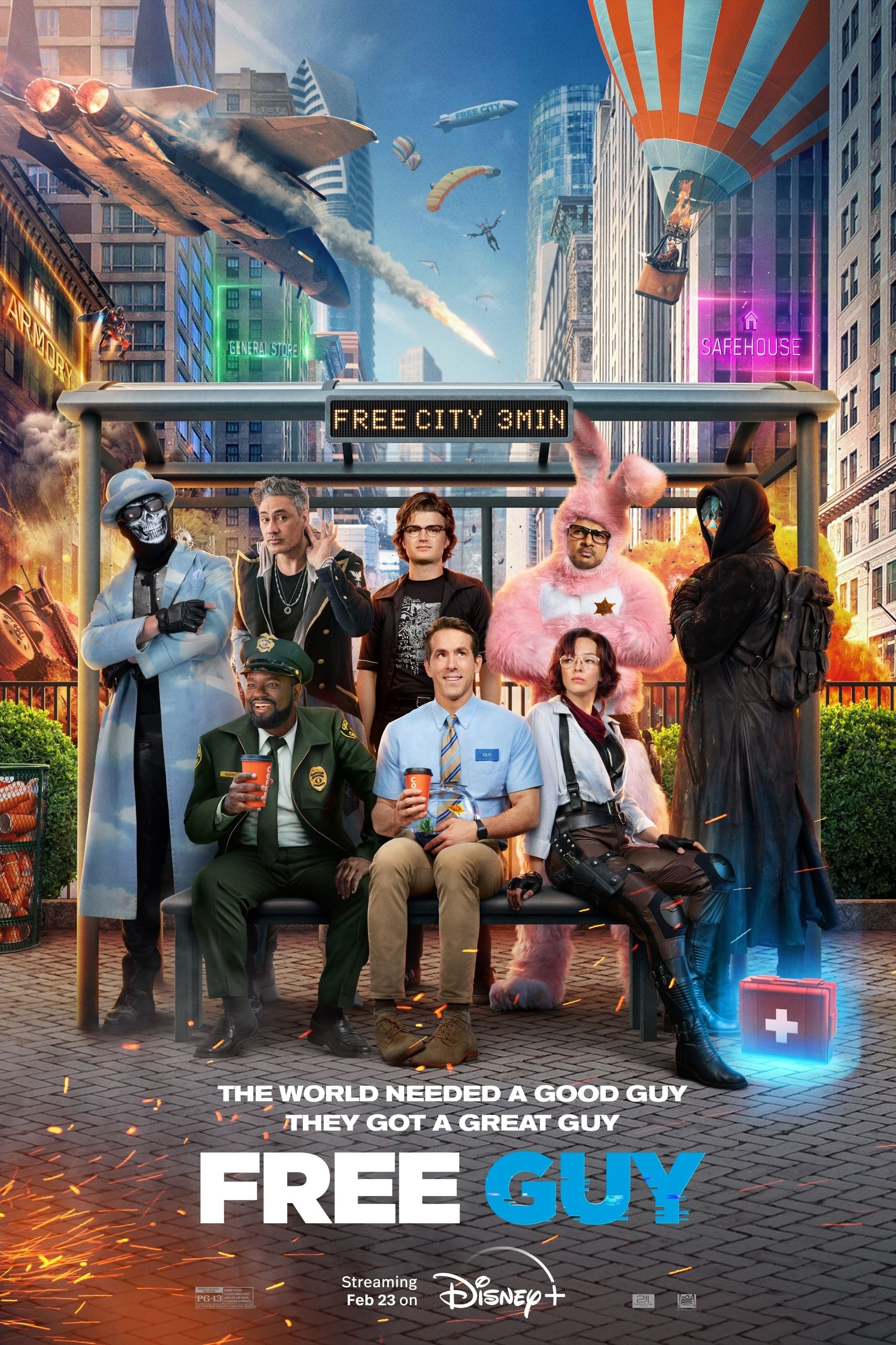 Immagine Free Guy - Eroe per gioco - Poster - Sfondi
