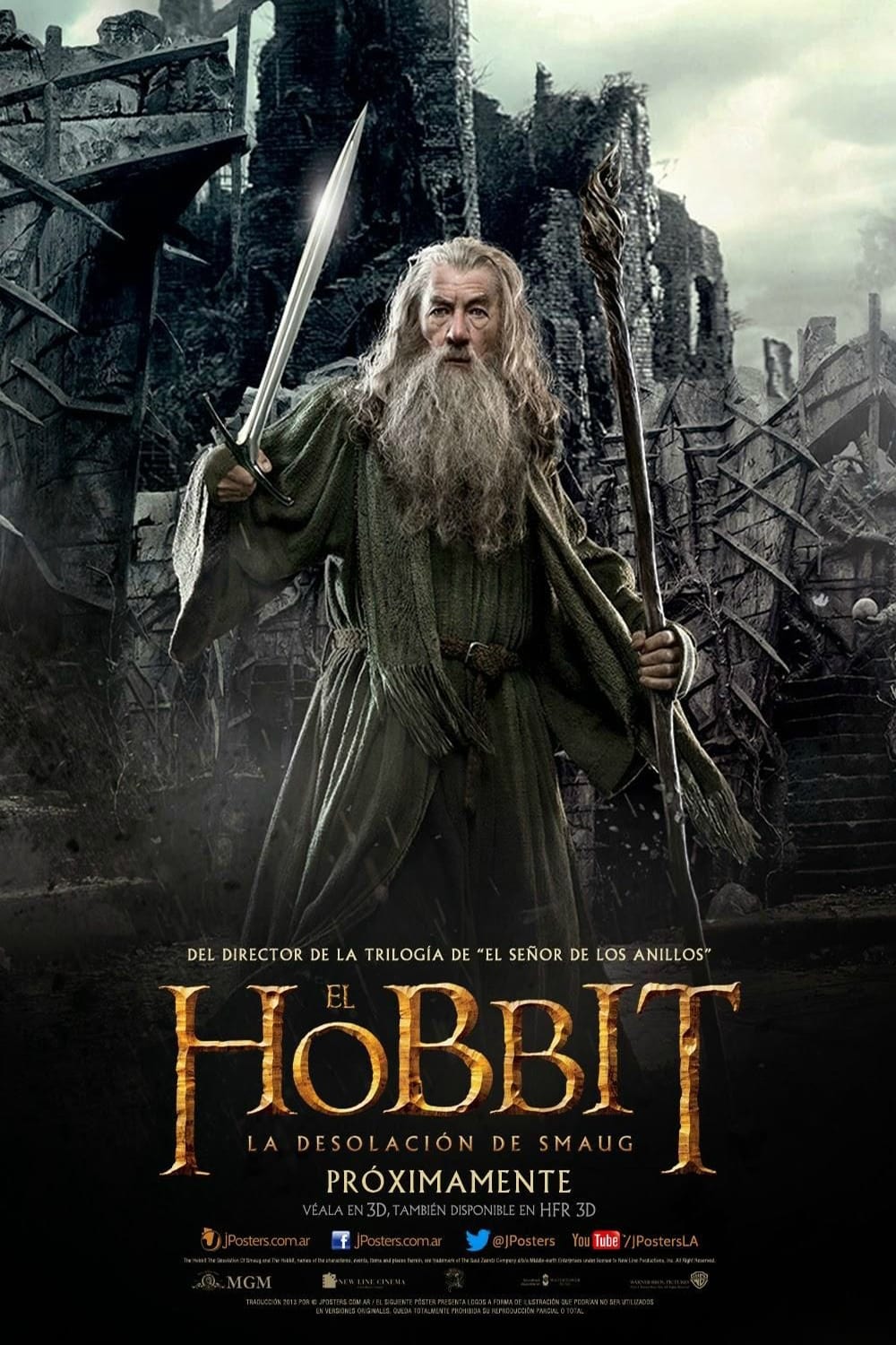Immagine Lo Hobbit: La desolazione di Smaug - Poster - Sfondi