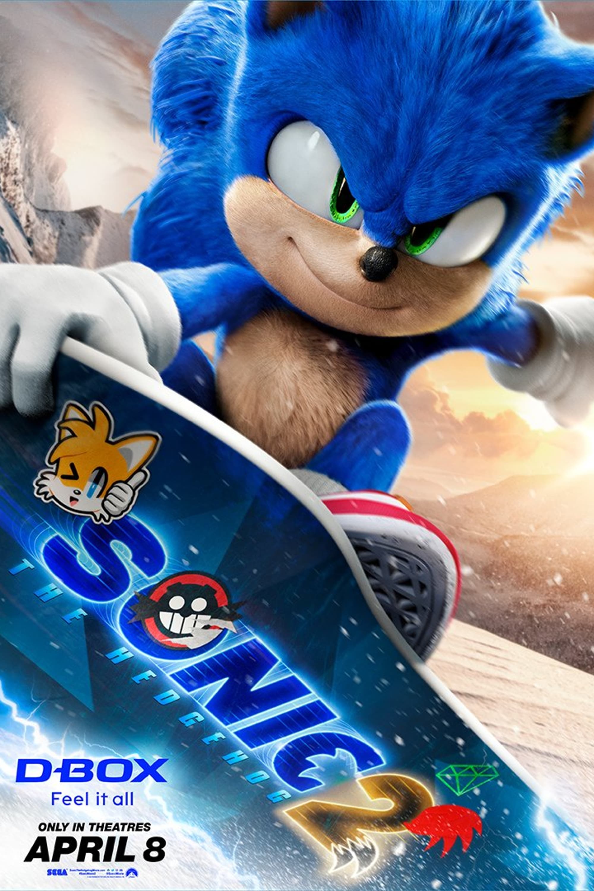 Immagine Sonic 2 - Il film - Poster - Sfondi