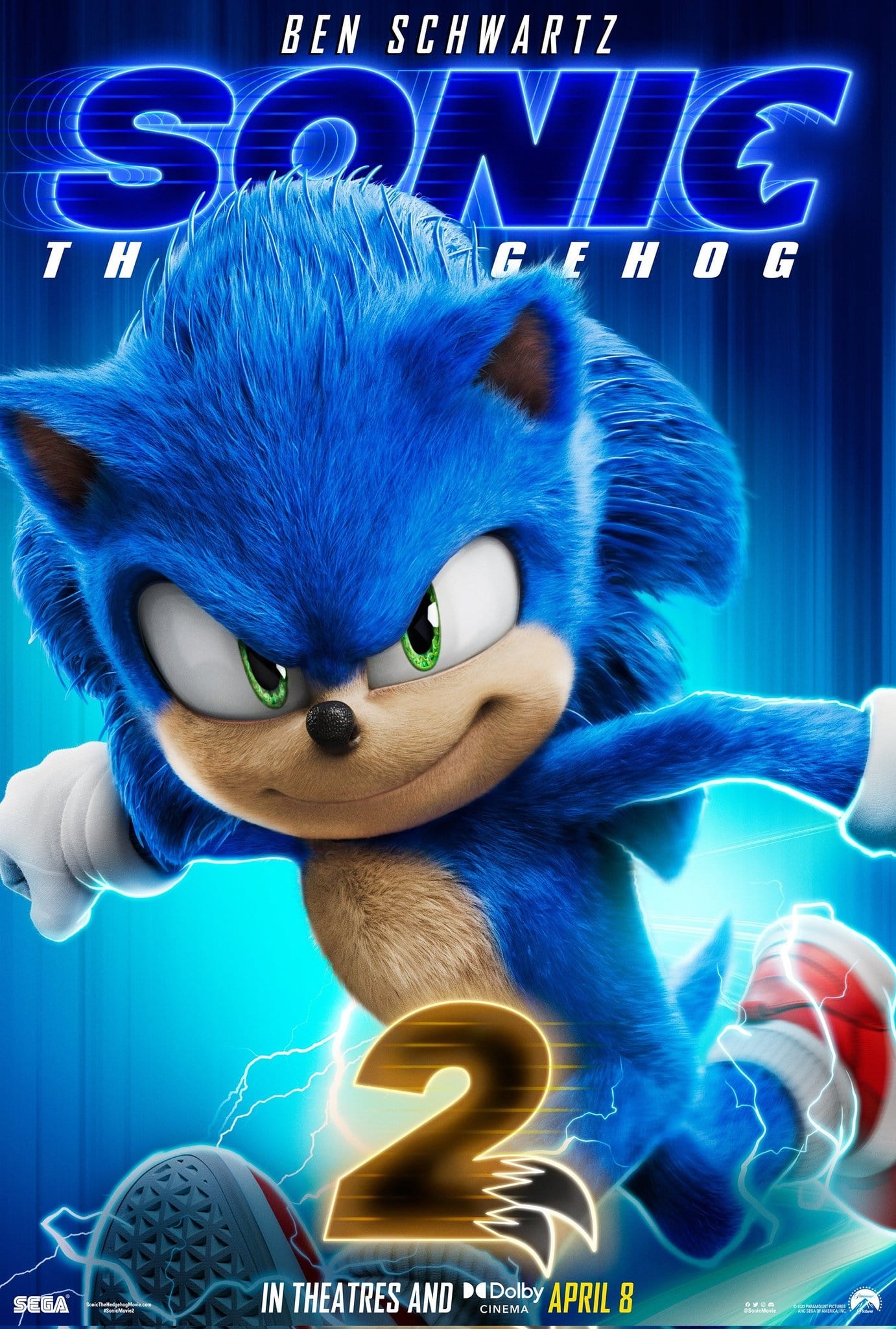 Immagine Sonic 2 - Il film - Poster - Sfondi