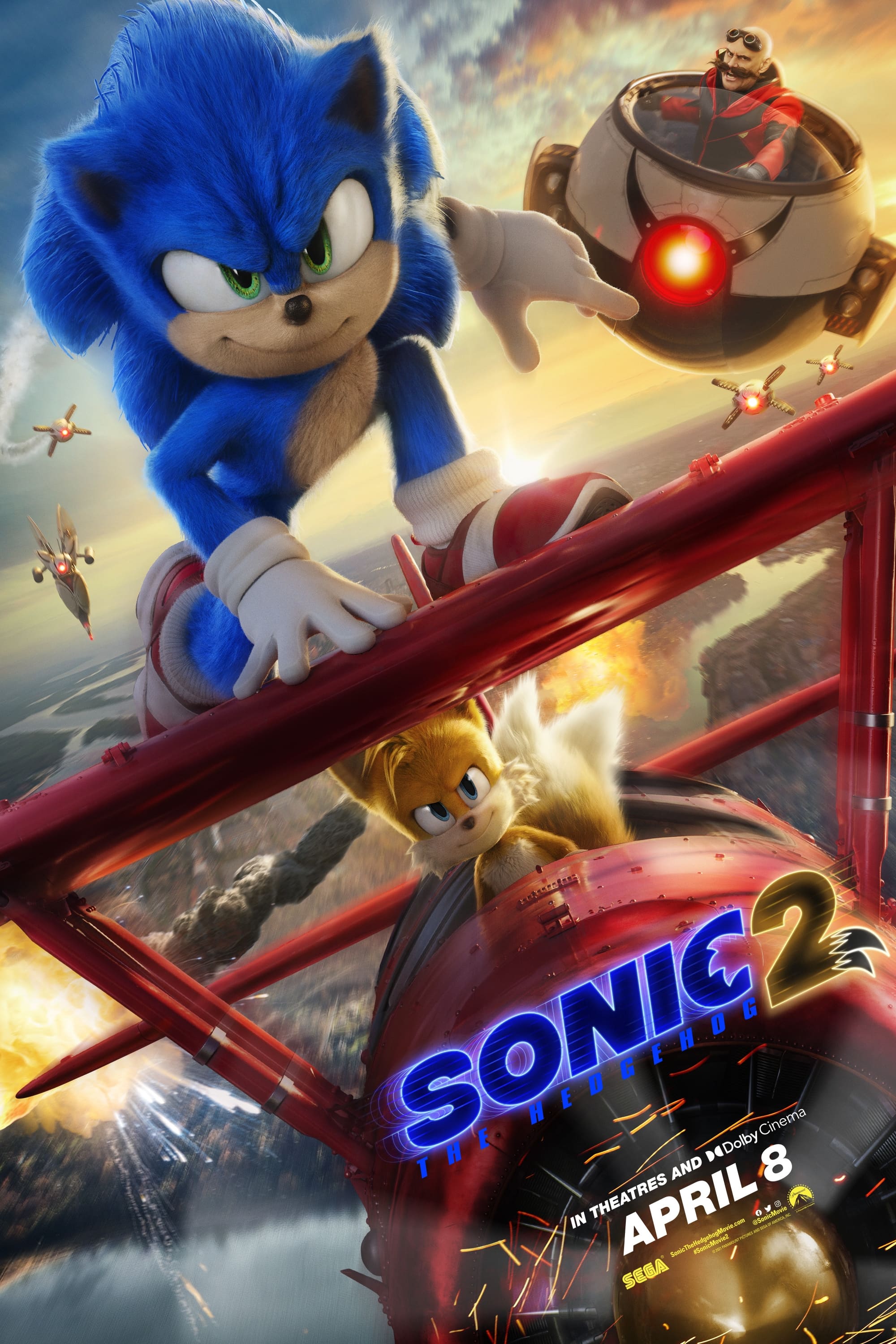 Immagine Sonic 2 - Il film - Poster - Sfondi