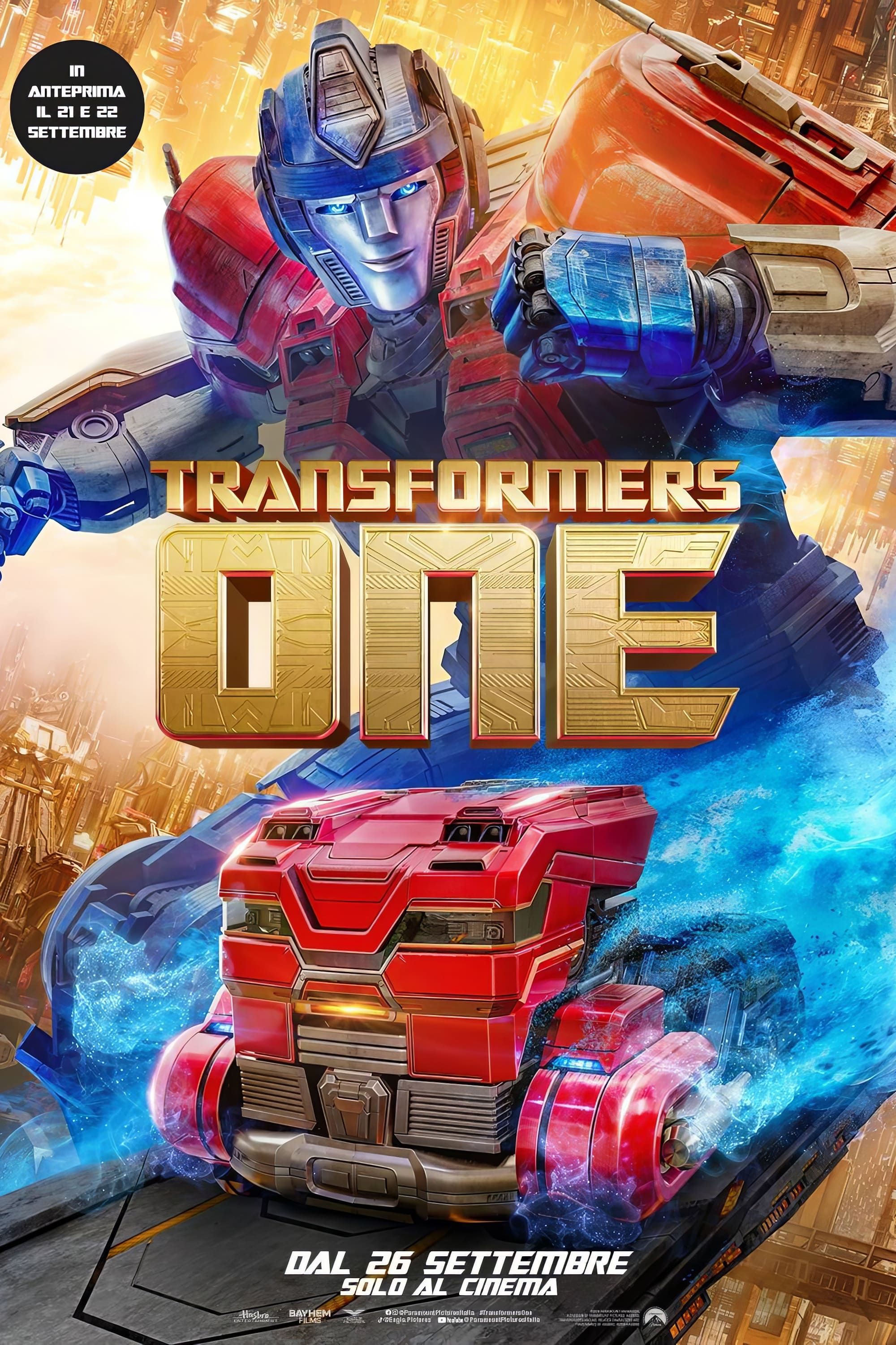 Immagine Transformers One - Poster - Sfondi