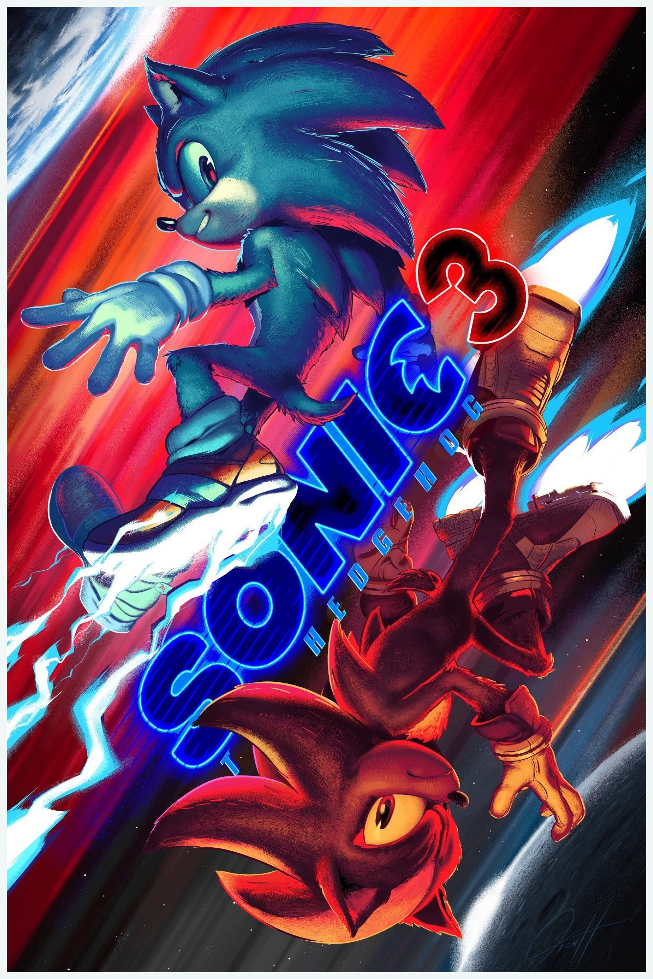 Immagine Sonic 3 - Il film - Poster - Sfondi